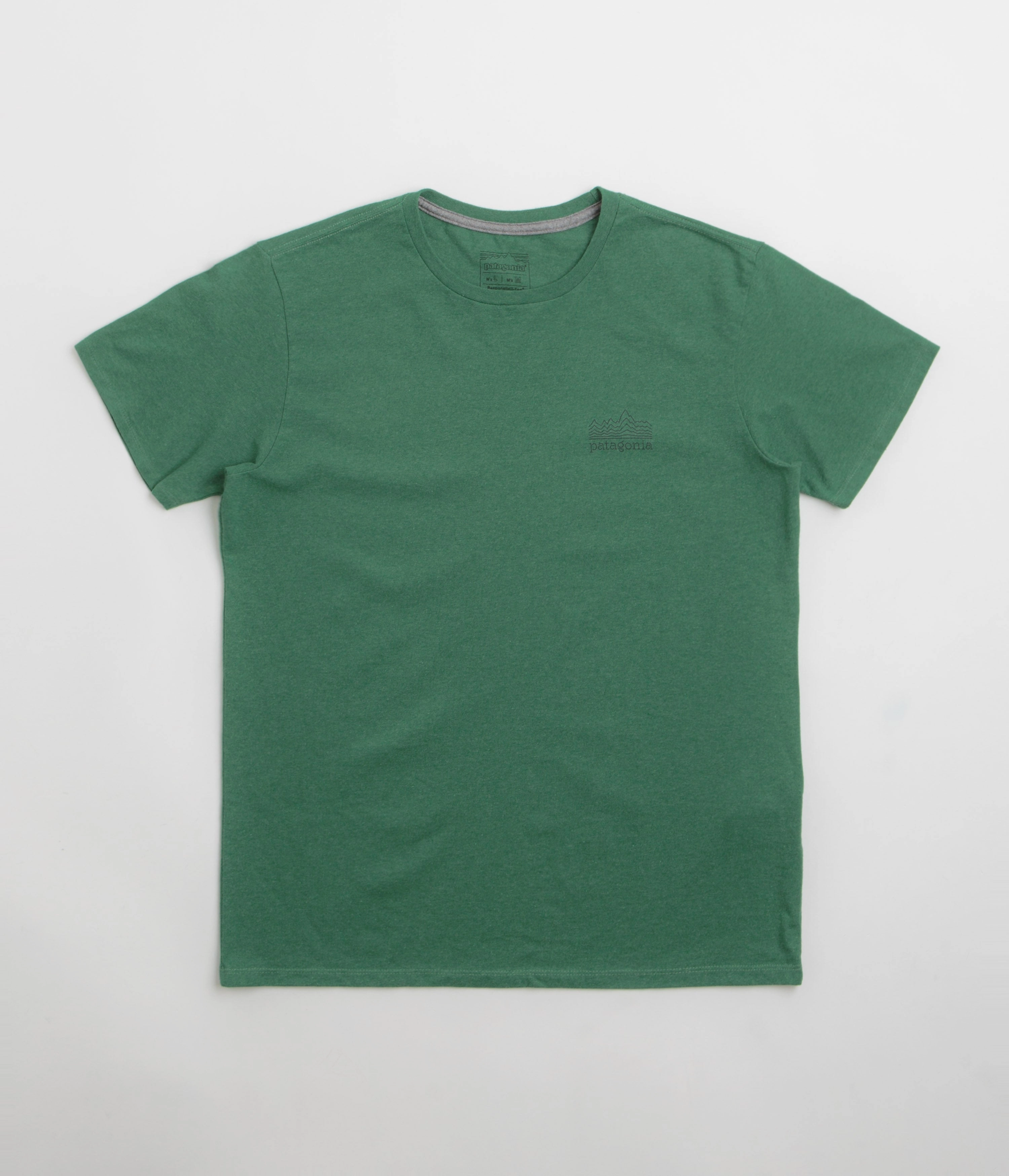 Circular Knit Construction Patagonia Strataspire Responsibili-Tee T-Shirt - Heartleaf Green