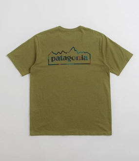 Basic Wear Patagonia Unity Fitz Responsibili-Tee T-Shirt - Graze Green
