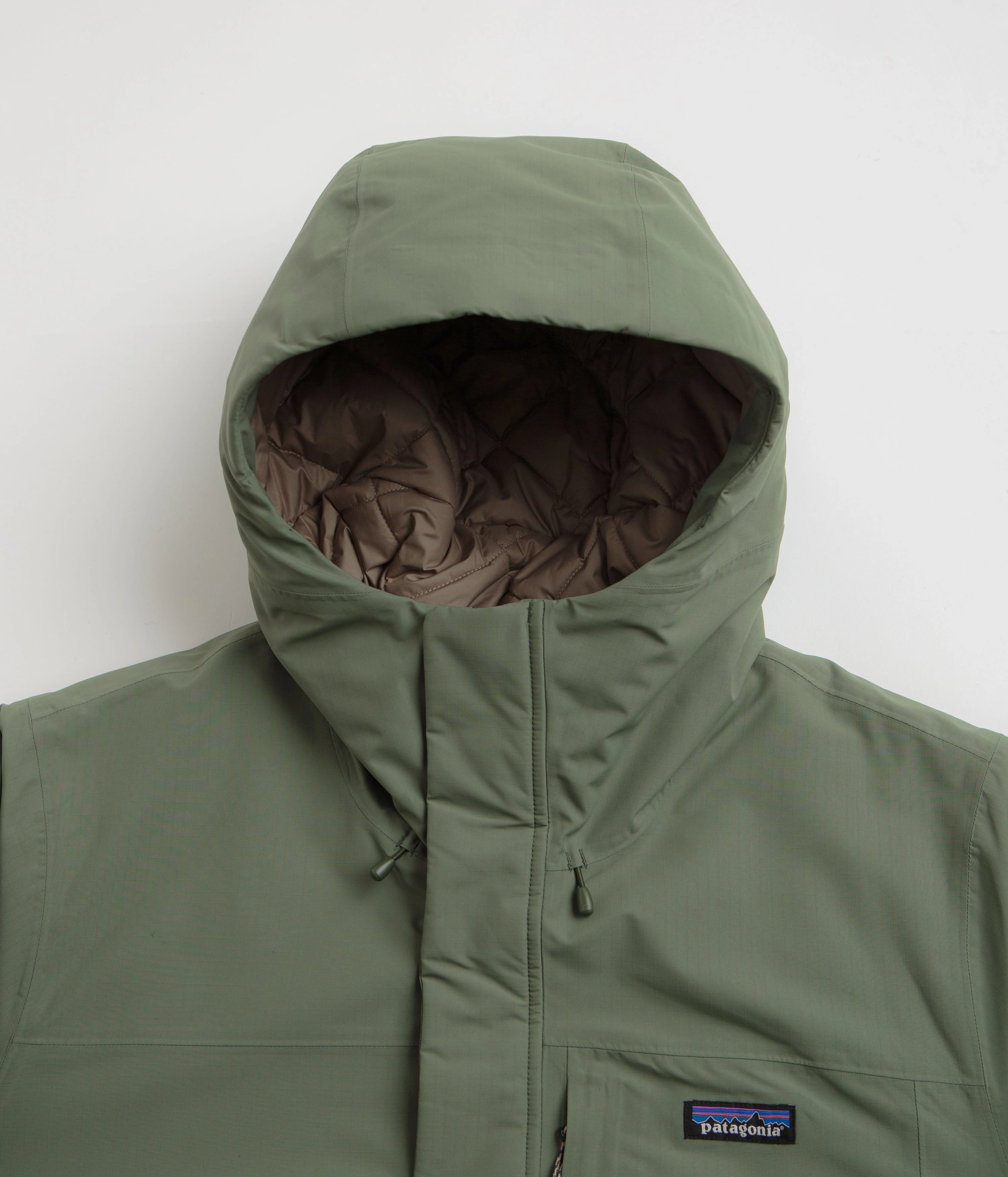 Soft Touch Lining Comfy Fit Piece Patagonia Windshadow Parka - Terrain Green