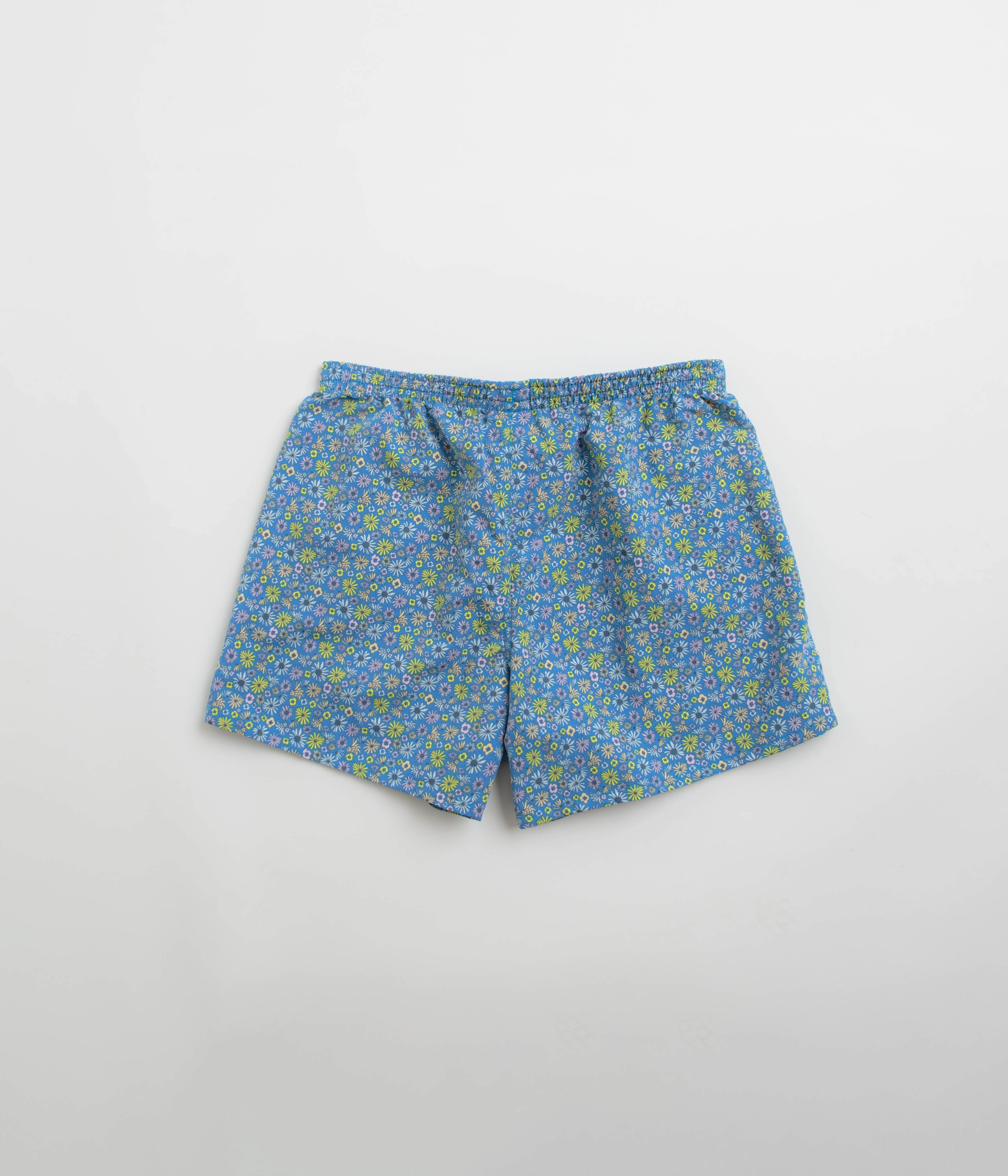 Quick Layering Patagonia Womens Baggies 5" Shorts - Floral Fun: Vessel Blue