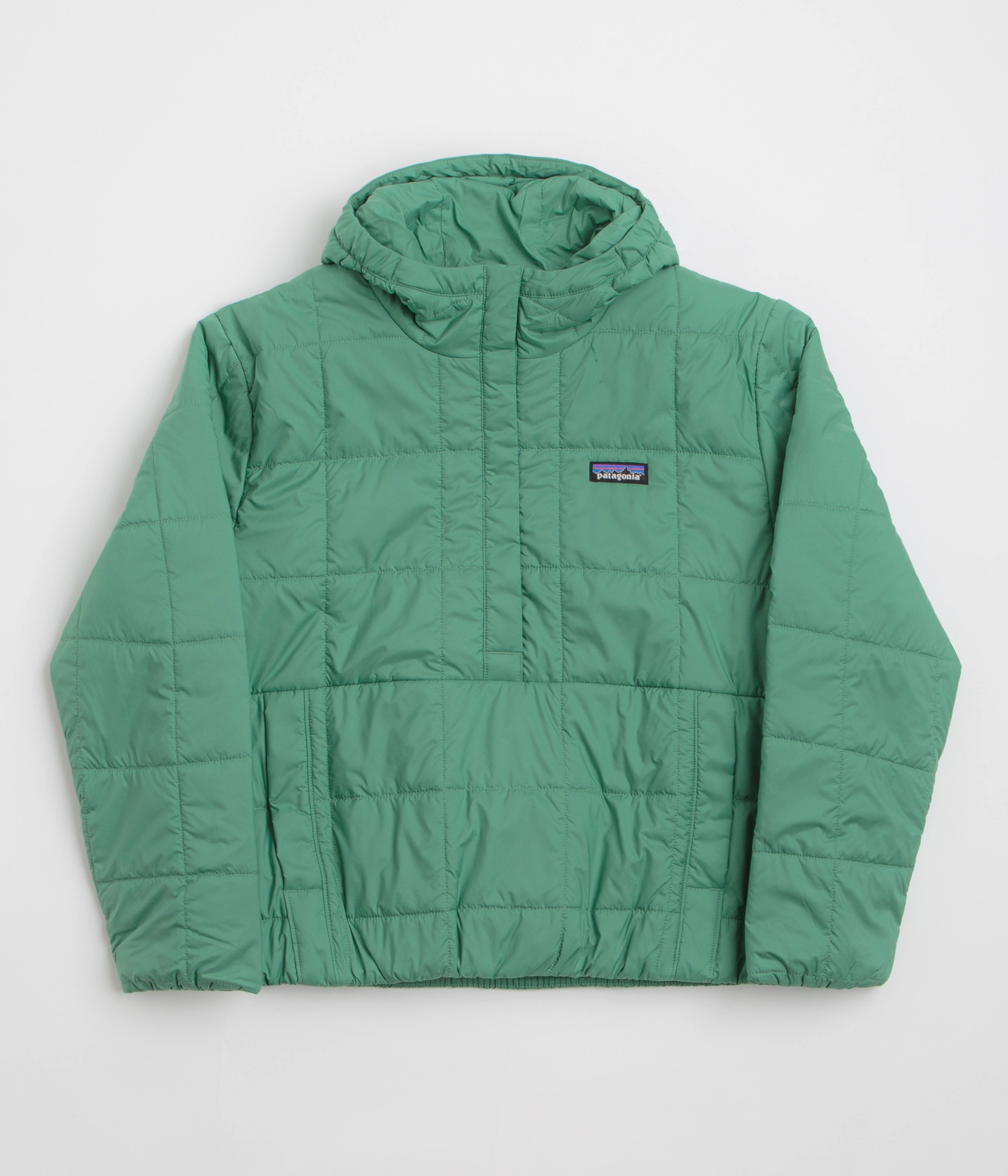 Soft Touch Patagonia Womens Light Gust Hooded Pullover Jacket - Heartleaf Green