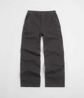 Patagonia Womens Point Reyes Canvas Wide Leg Pants - Ink Black Comfortable Look