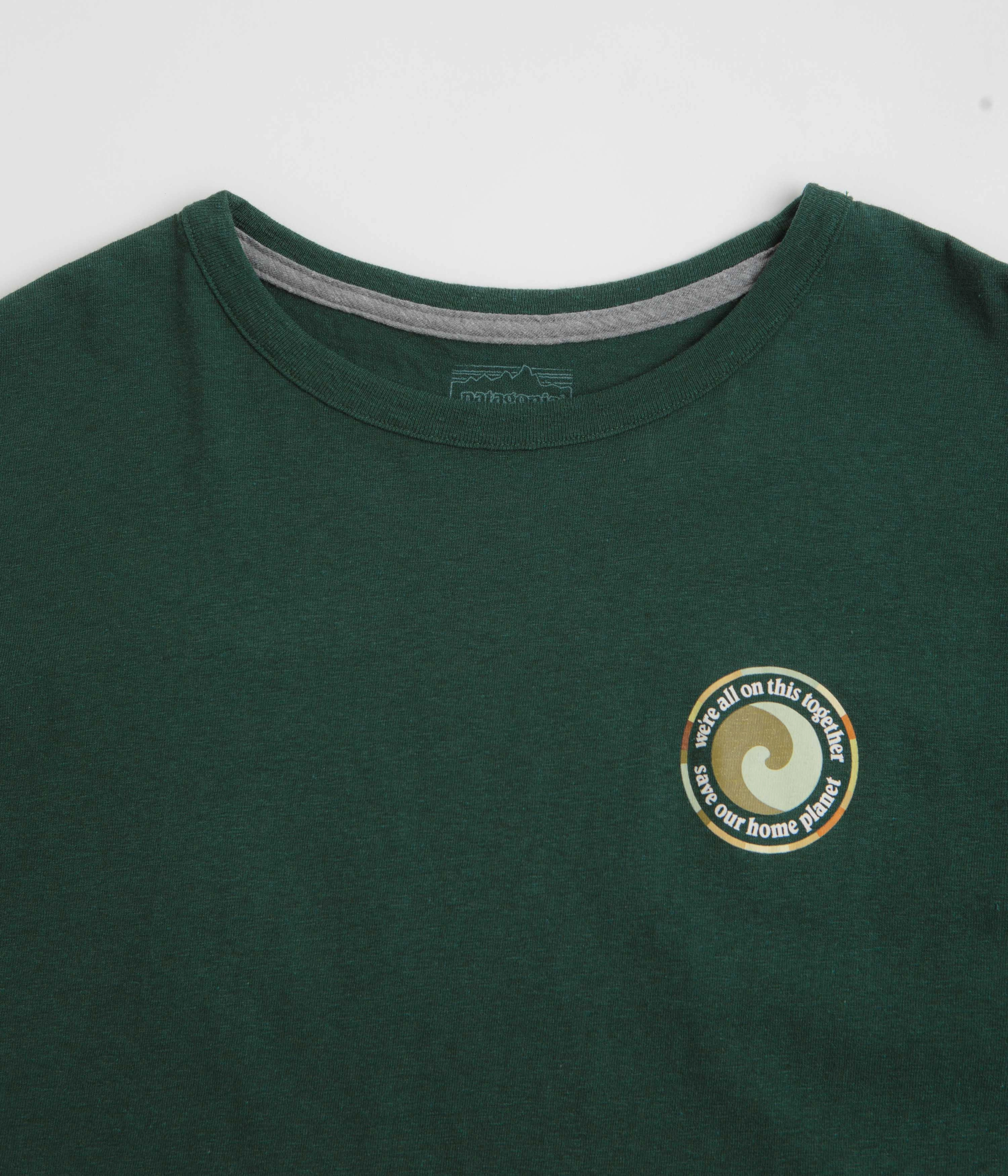 Breathable Design Patagonia Womens Unity Fitz Easy Cut Responsibili-Tee T-Shirt - Cascade Green