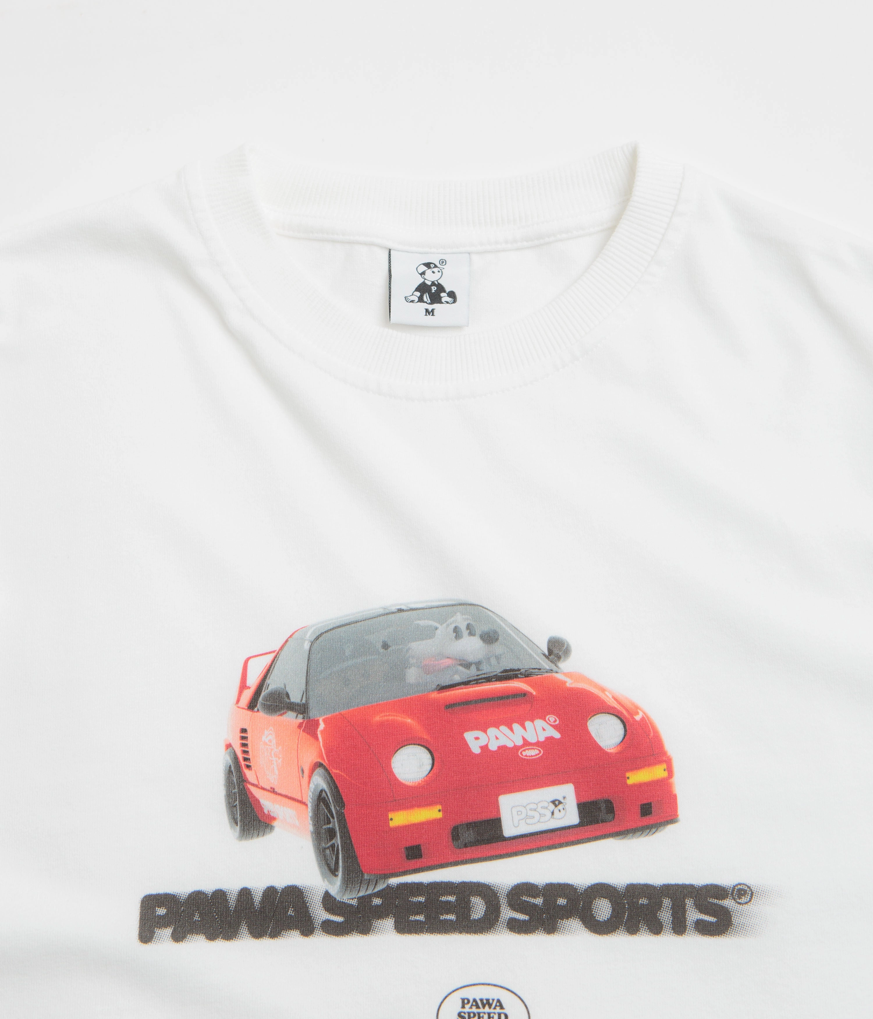 Pawa Speed Sports AZ1 Mission T-Shirt - White Moisture Management Technology
