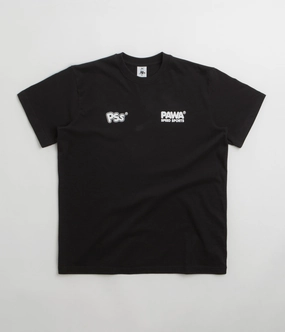 Washable fabric Cozy Vibe Pawa Speed Sports Burnout T-Shirt - Black