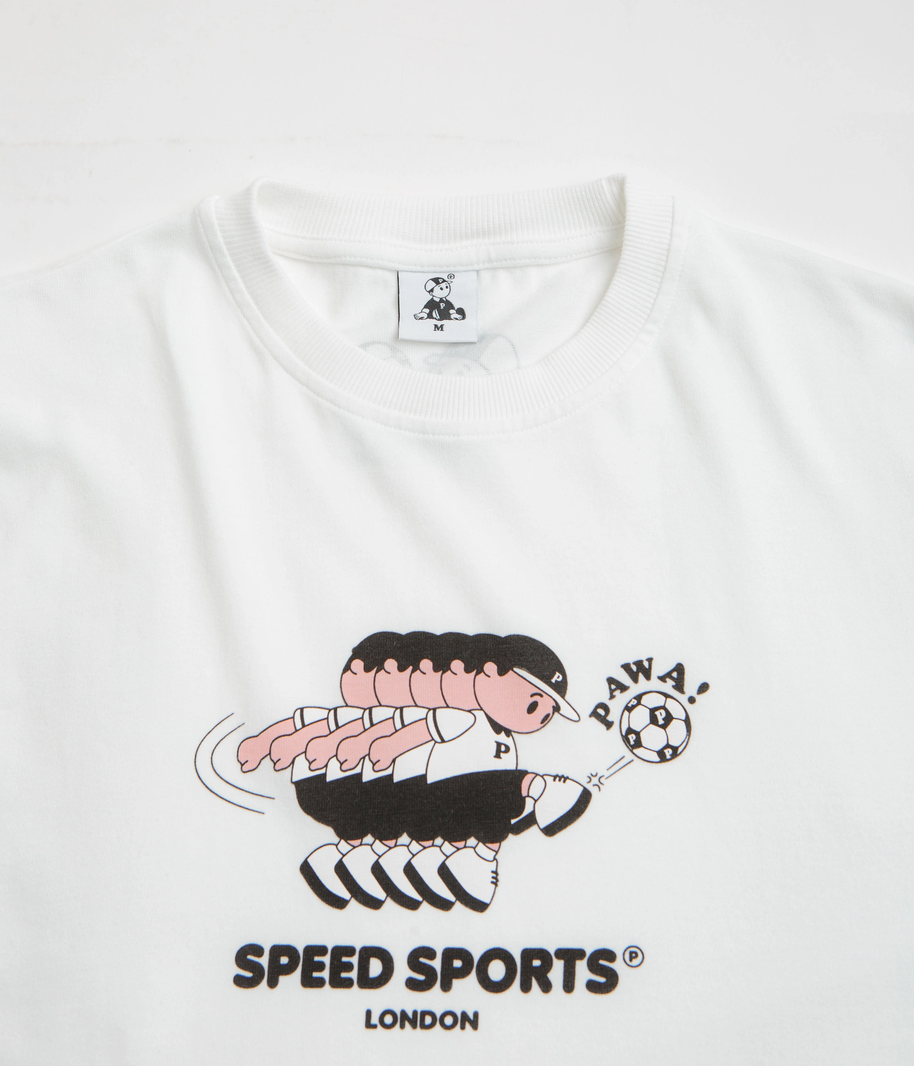 Weekend Fashion Pawa Speed Sports Footie Boy T-Shirt - White