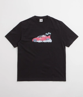 Pawa Speed Sports Raceday T-Shirt - Black Street Comfort Hygroscopic Fiber