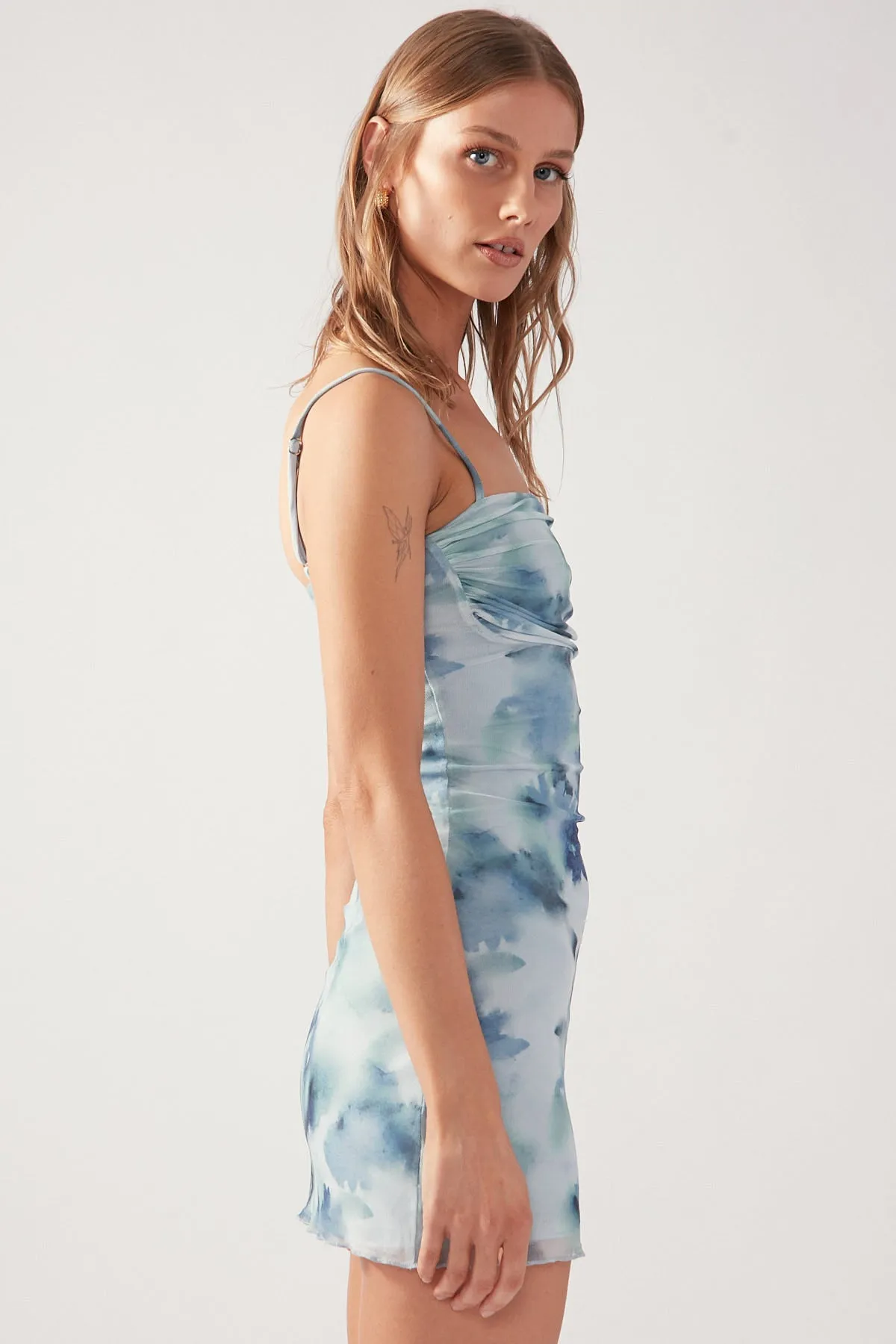 Perfect Stranger Celestial Bloom Mini Dress Multi Comfy Comfort