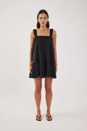 Perfect Stranger Cory Mini Dress Black Romantic Bloom Chill Detail