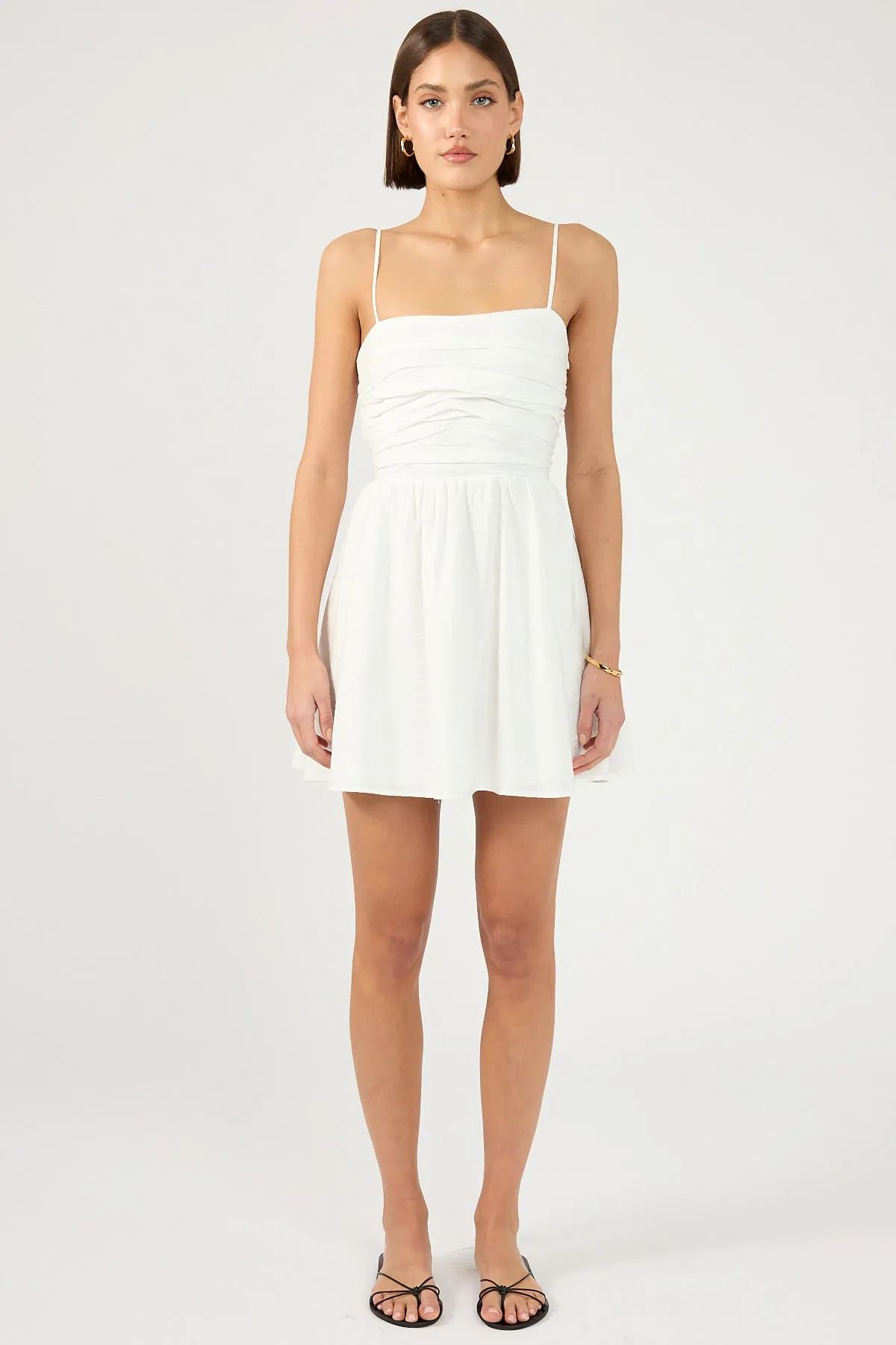 Gift-Worthy Versatile Edge Perfect Stranger Sea Breeze Mini Dress White