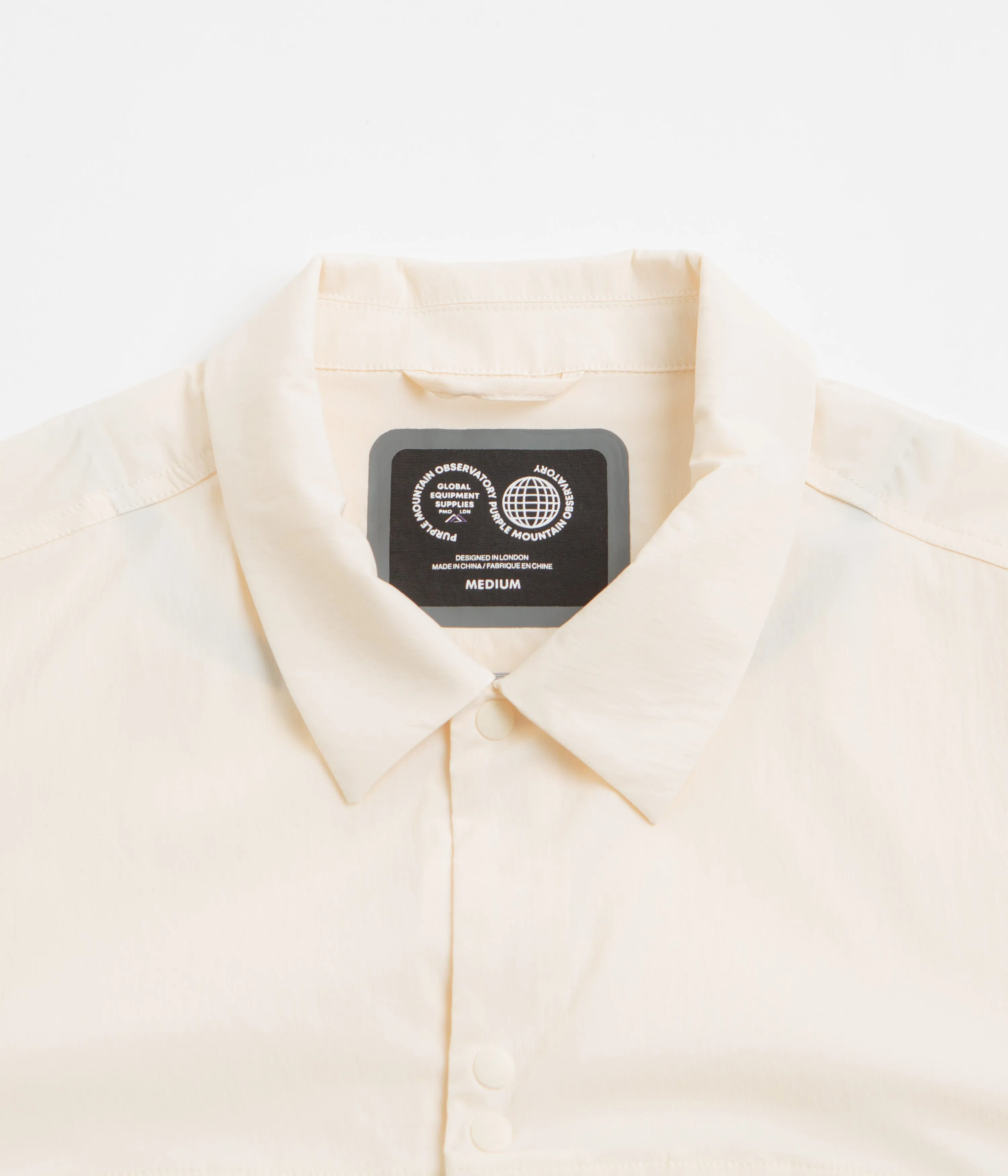 Purple Mountain Observatory Field Shirt - Cream All-Ages Fit Rooftop Bar