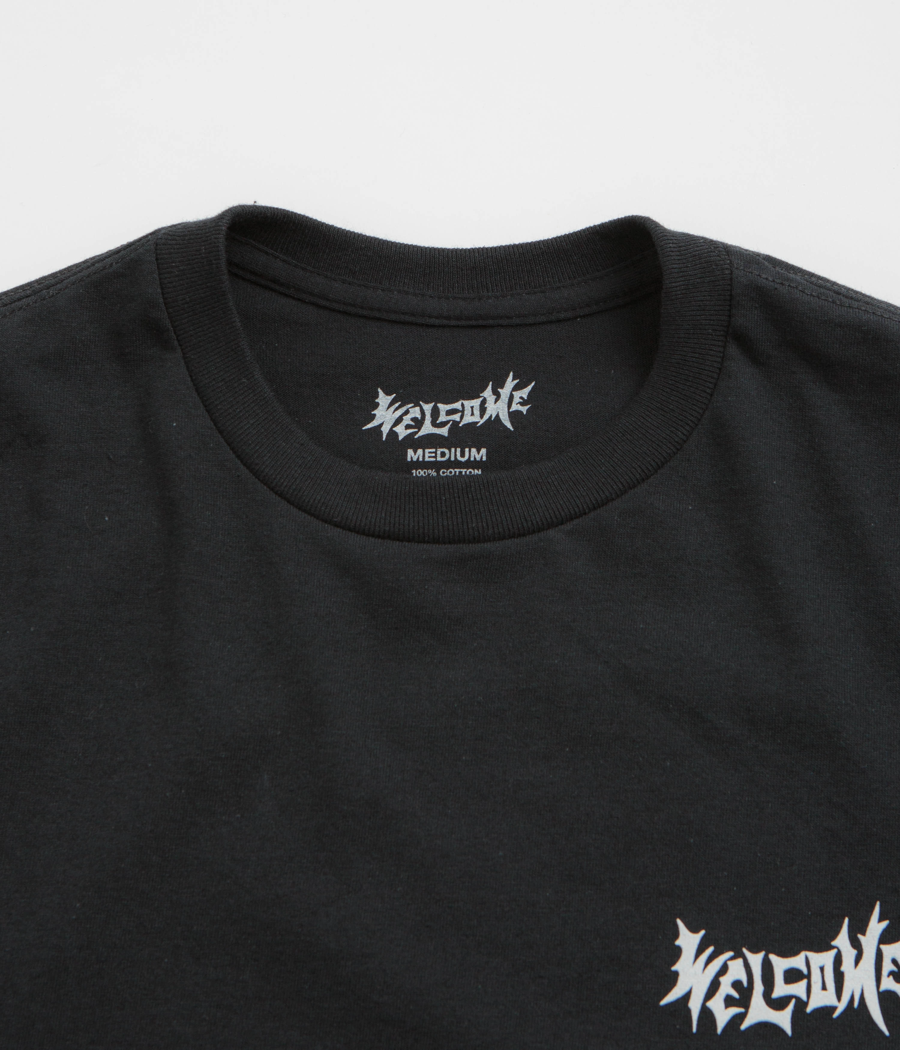 Welcome Unchained T-Shirt - Black Polka Dot Pattern Perfectly Fit