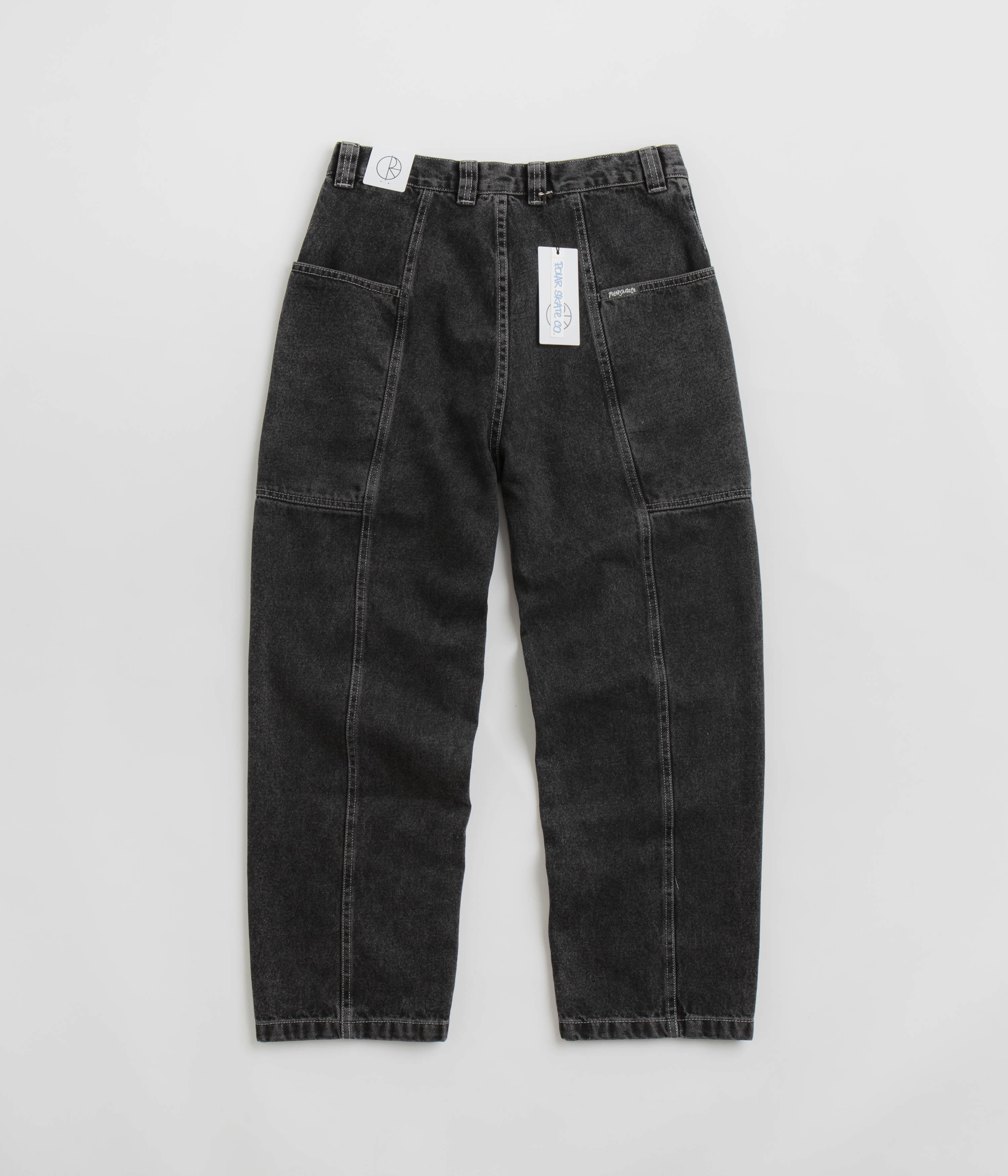 Durable Utility All Day Wear Comfort Polar Jiro Pants - Silver Black