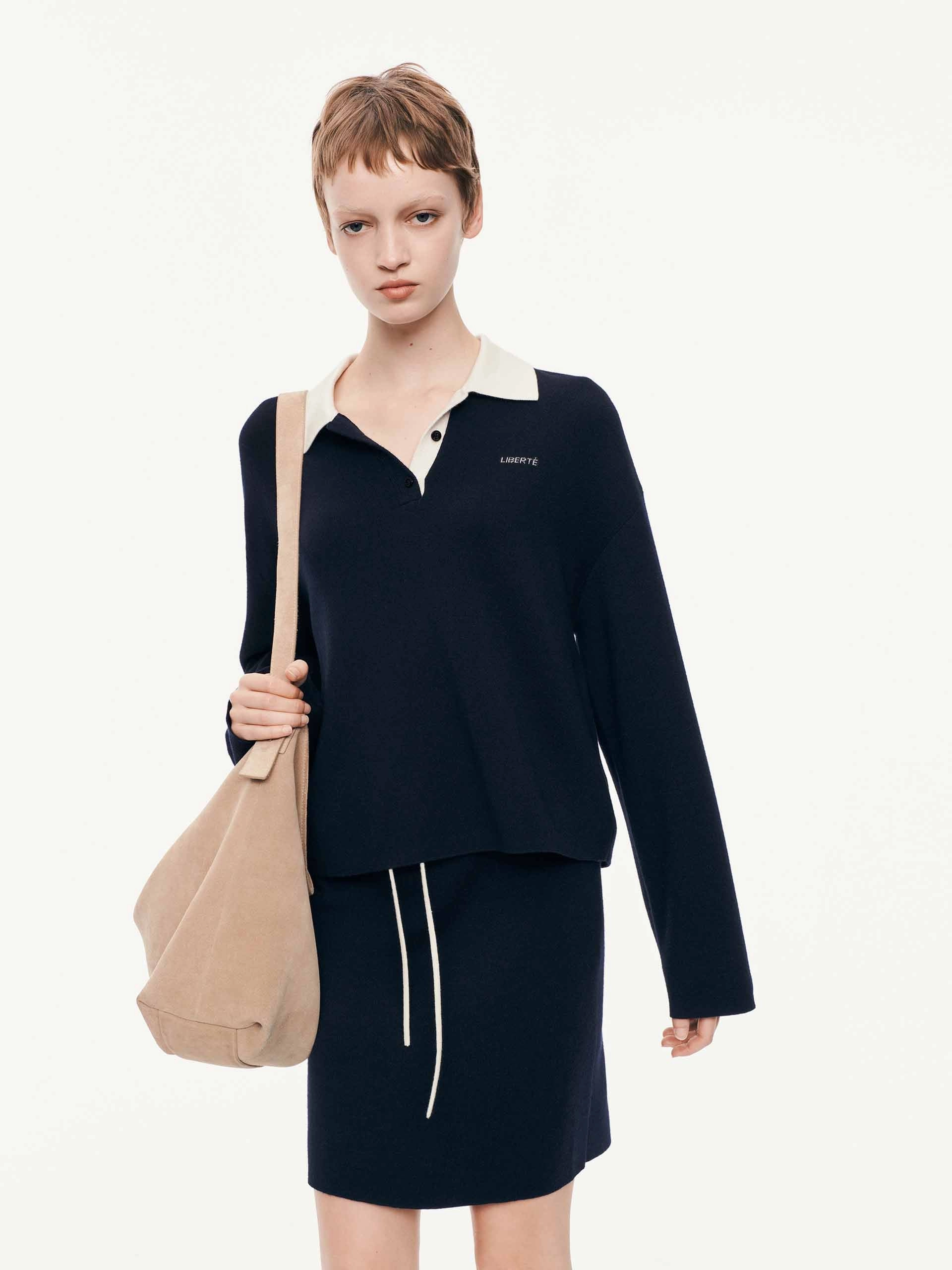Wool Blend Dress Suit Balanced Tone