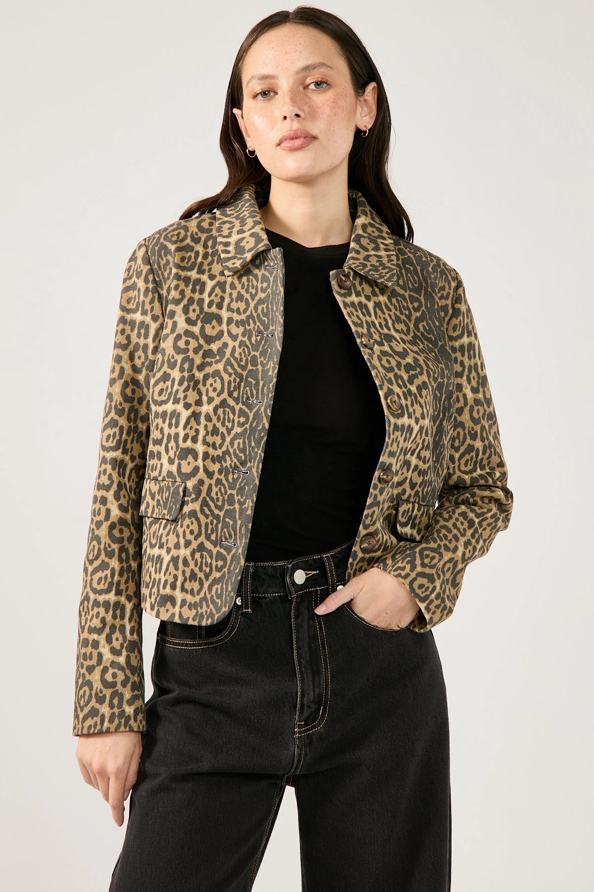 Perfect Stranger Amur Leopard Jacket Leopard Evening Out