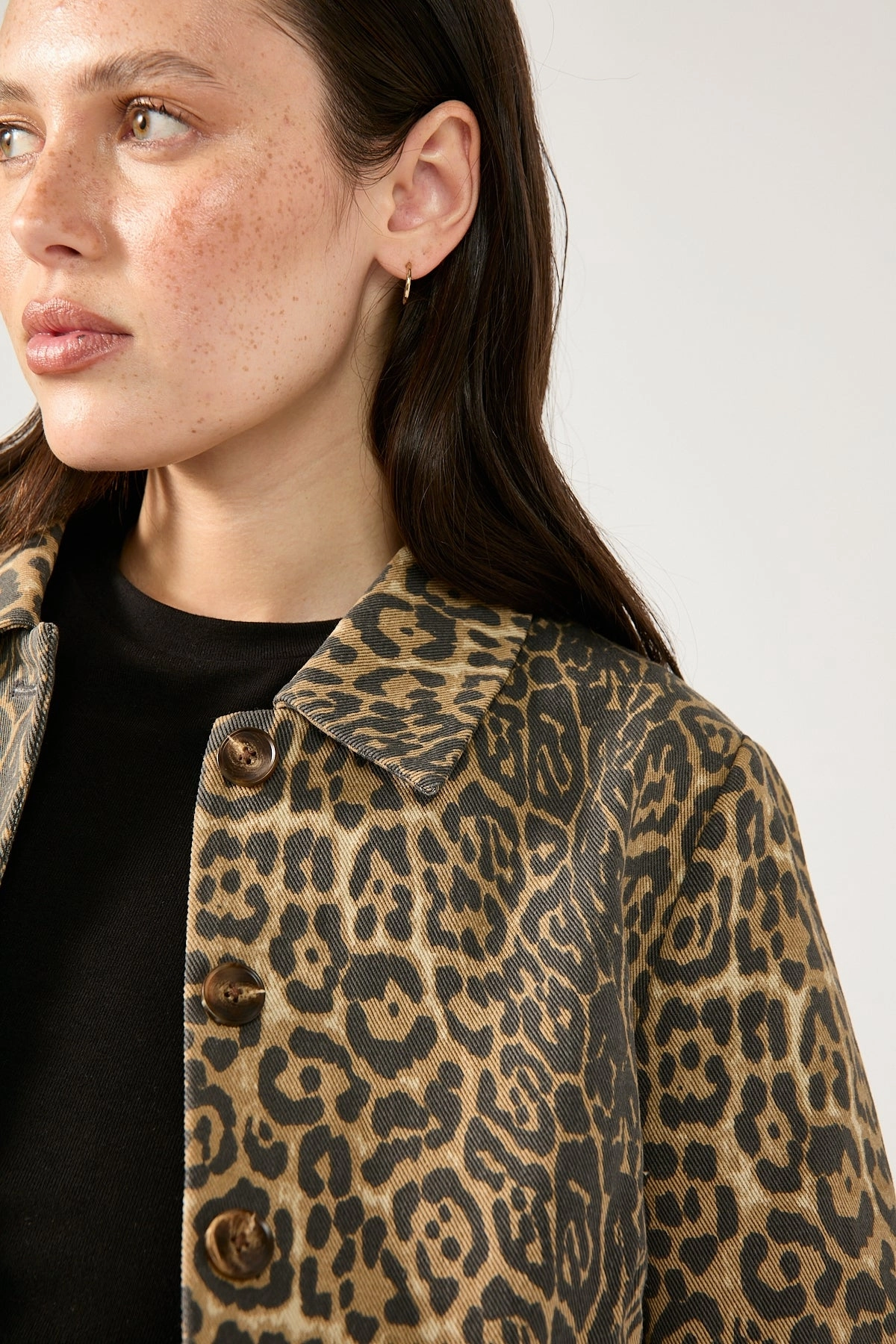 Cozy Layering Perfect Stranger Amur Leopard Jacket Leopard