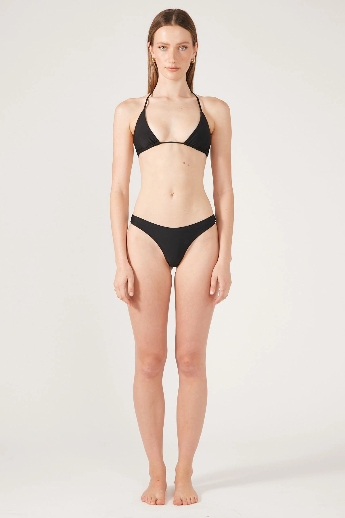 Adjustable Side Ties Perfect Stranger Essential Bikini Bottom Black