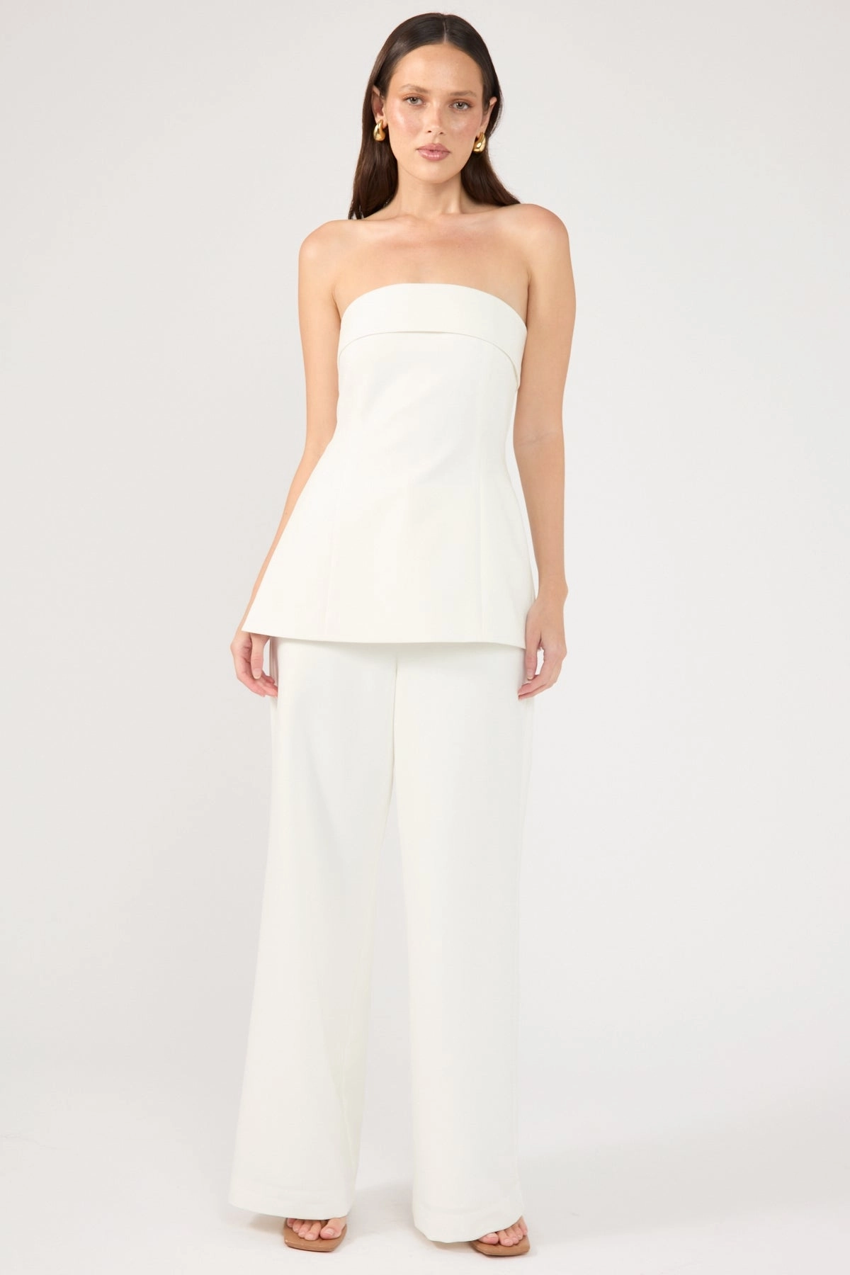 Comfy Motion Stay Comfortable Perfect Stranger Linear Luca High Waist Pant White