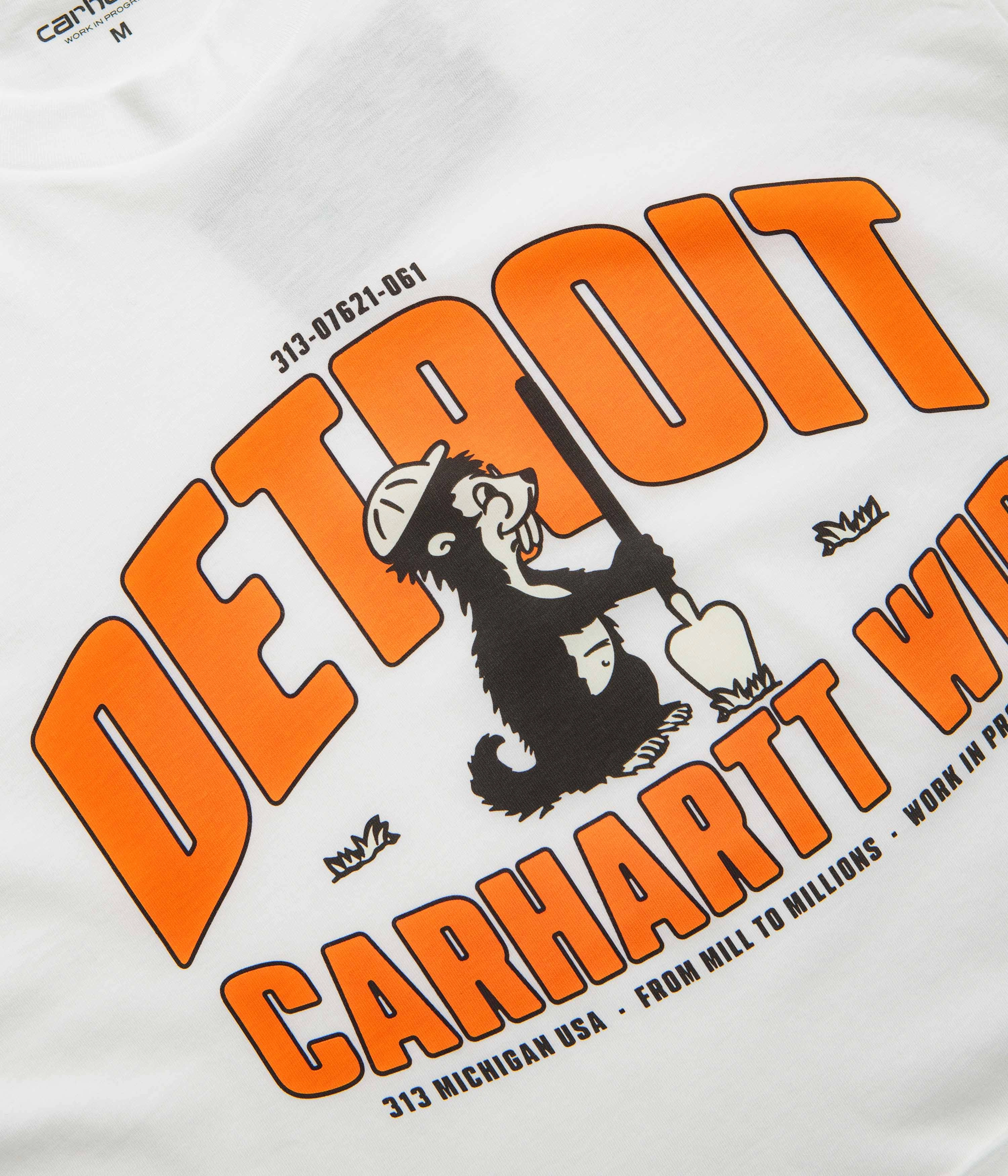 Biodegradable Textile hypoallergenic Carhartt Underground T-Shirt - White