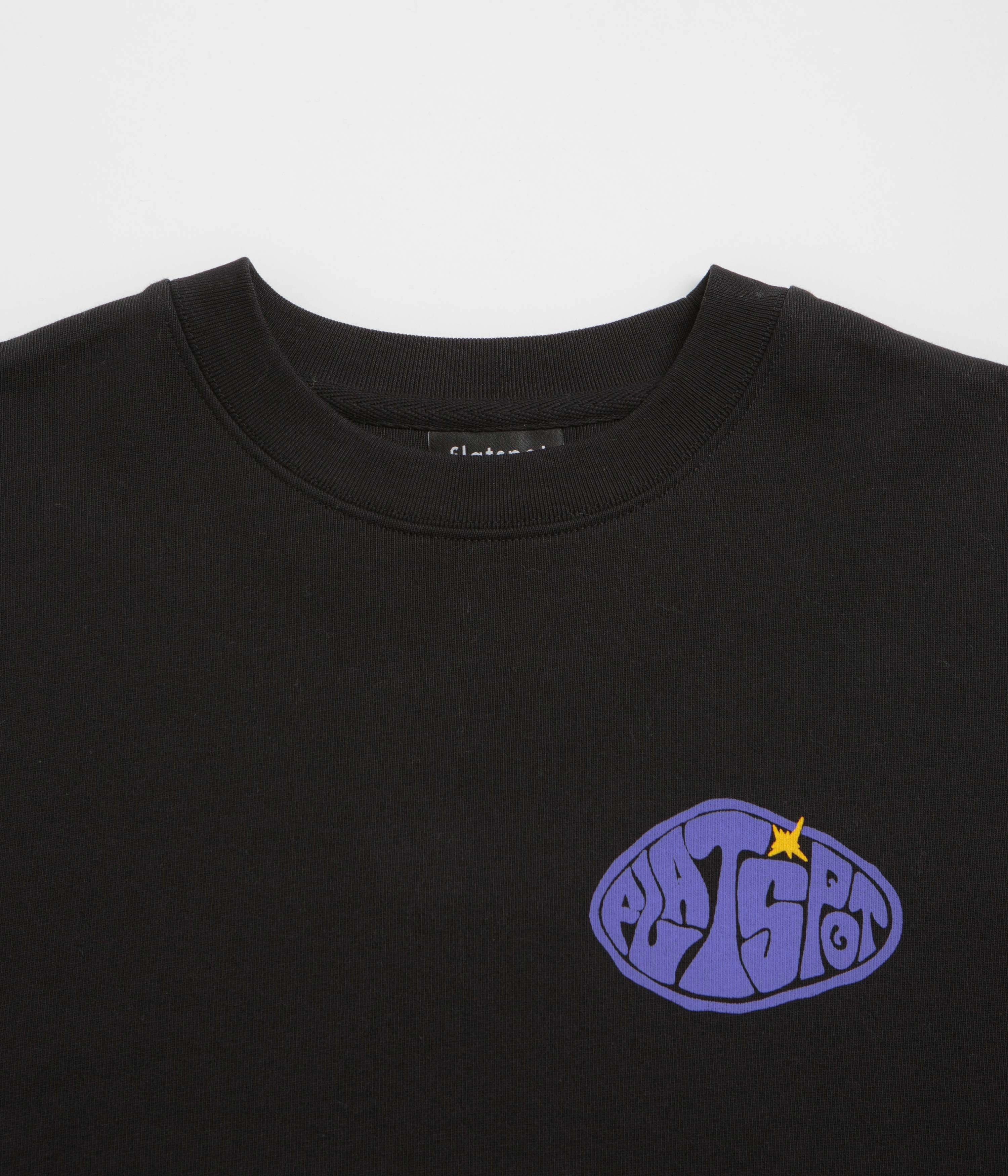 flatspot Hole Crewneck Sweatshirt - Black Effortless Style