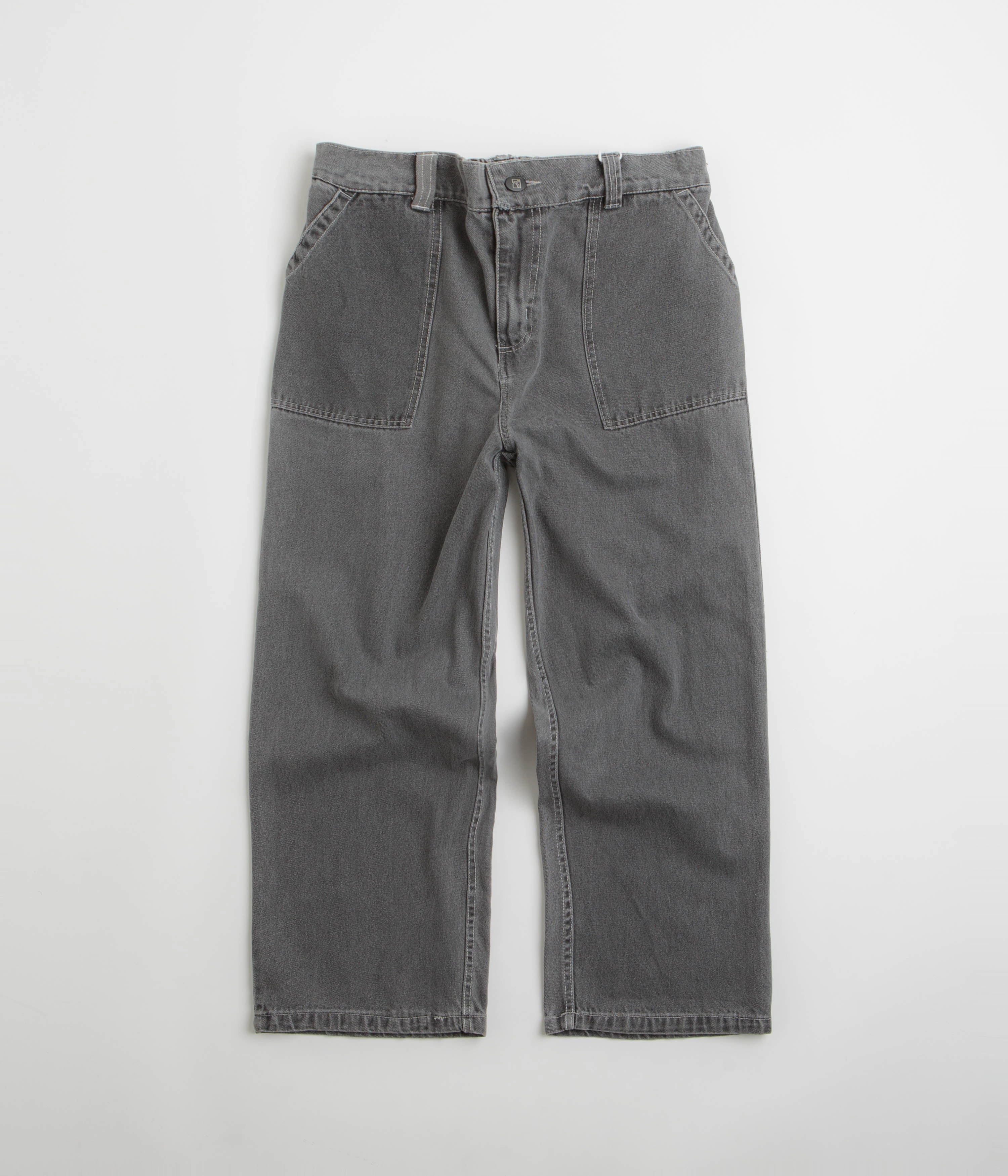 Poetic Collective Painter Pants - Grey Washed Denim / Grey stain resistant coating
