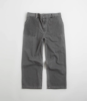 Poetic Collective Painter Pants - Grey Washed Denim / Grey stain resistant coating