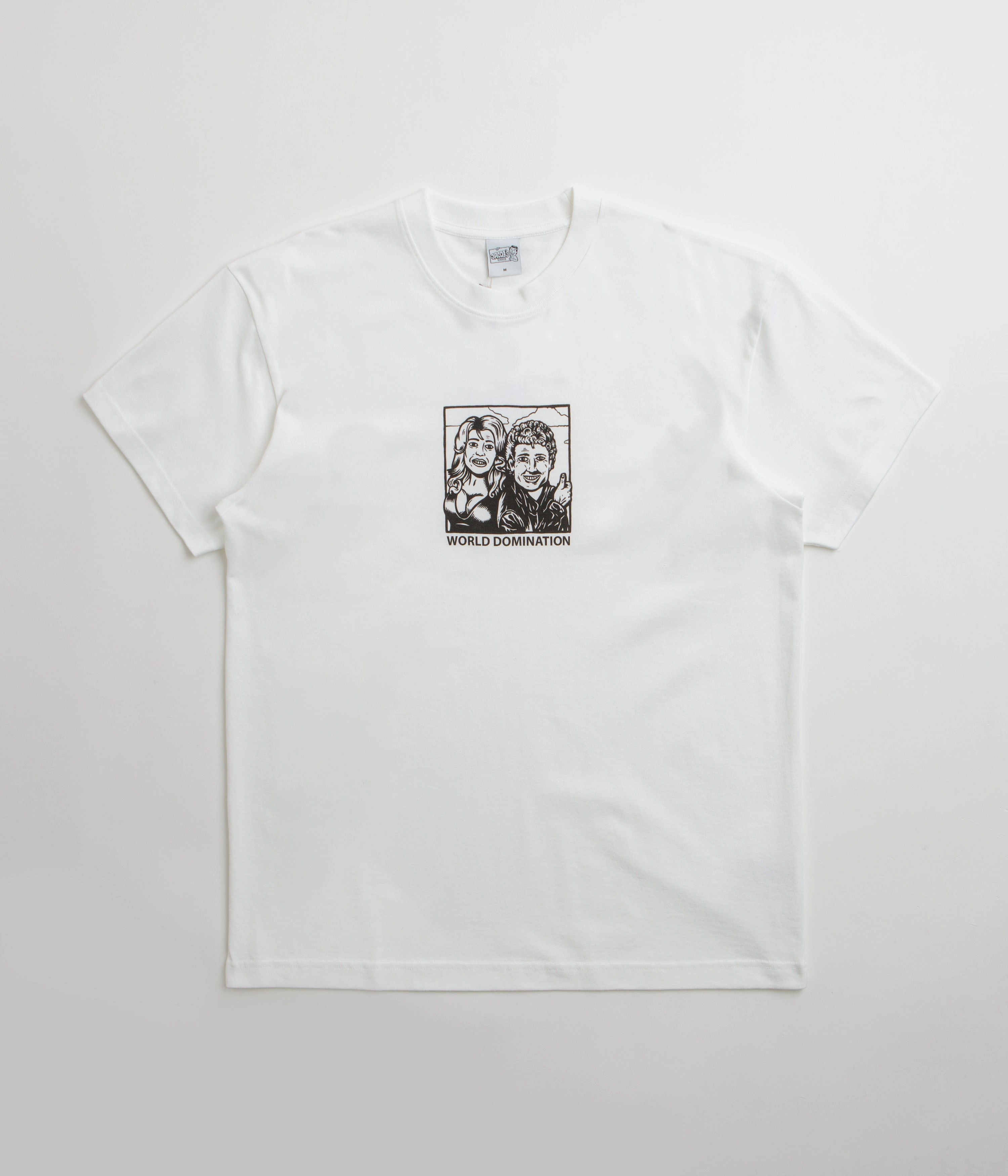 Polar World Domination T-Shirt - White / Black / White Outdoor Trend