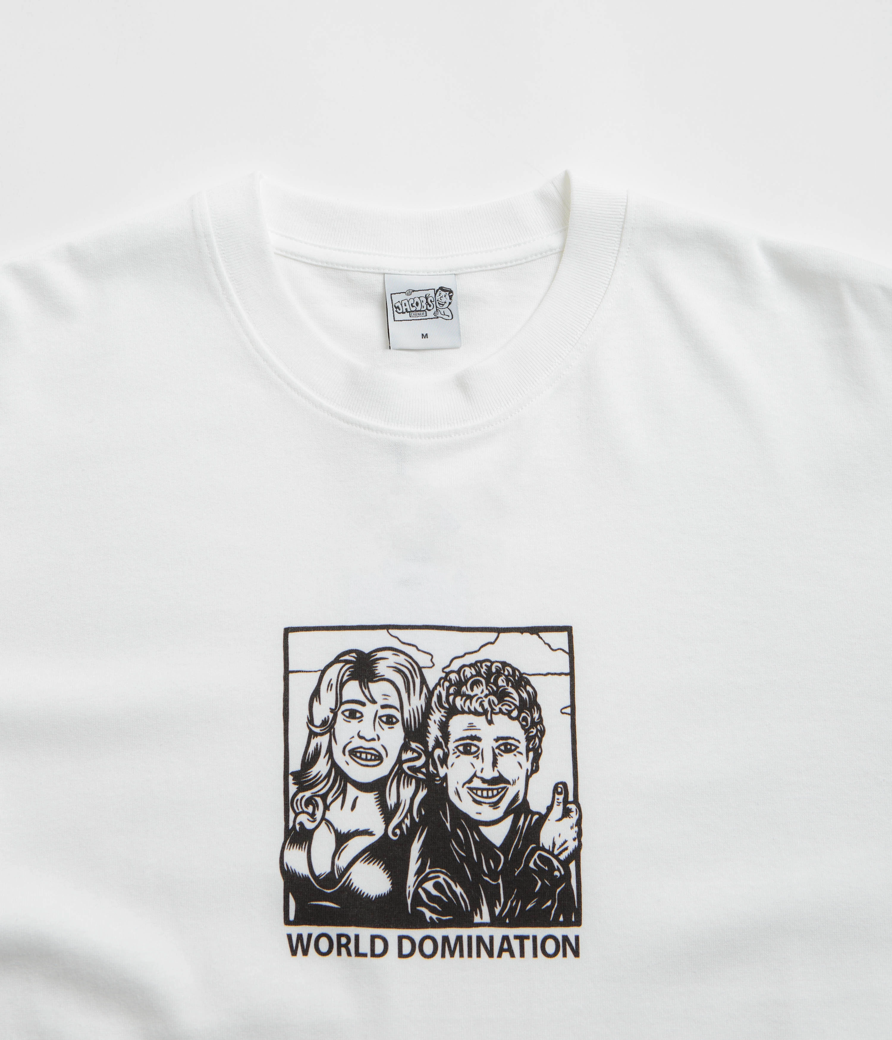 EasyCare Fabric Polar World Domination T-Shirt - White / Black / White