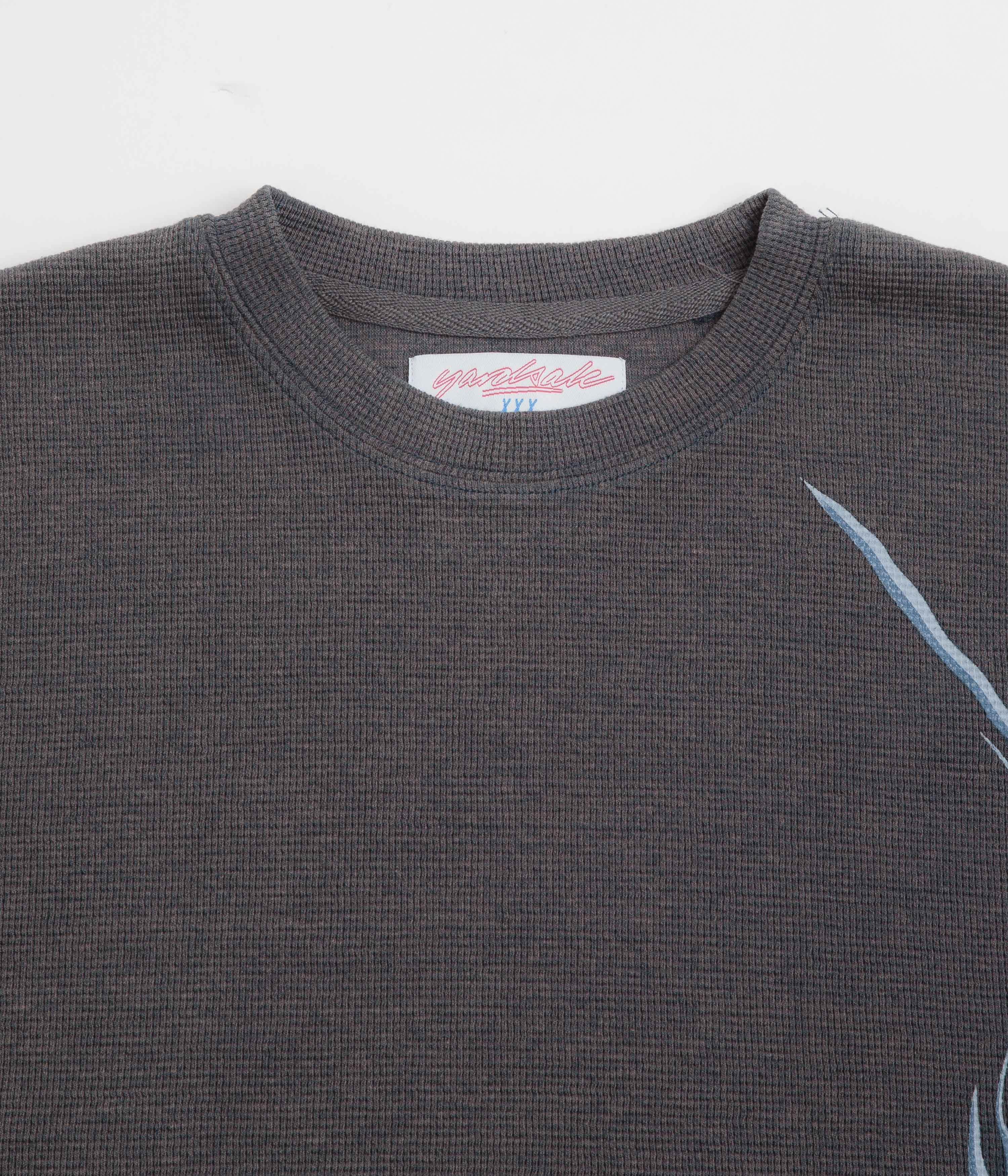 Yardsale Highlights T-Shirt - Grey / Blue Heather Jersey Material Stylish Layer Look