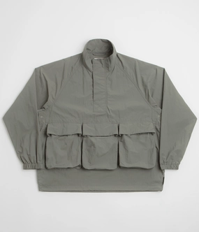 HighVisibility Trims Snow Peak Nylon Tussah Anorak - Light Olive