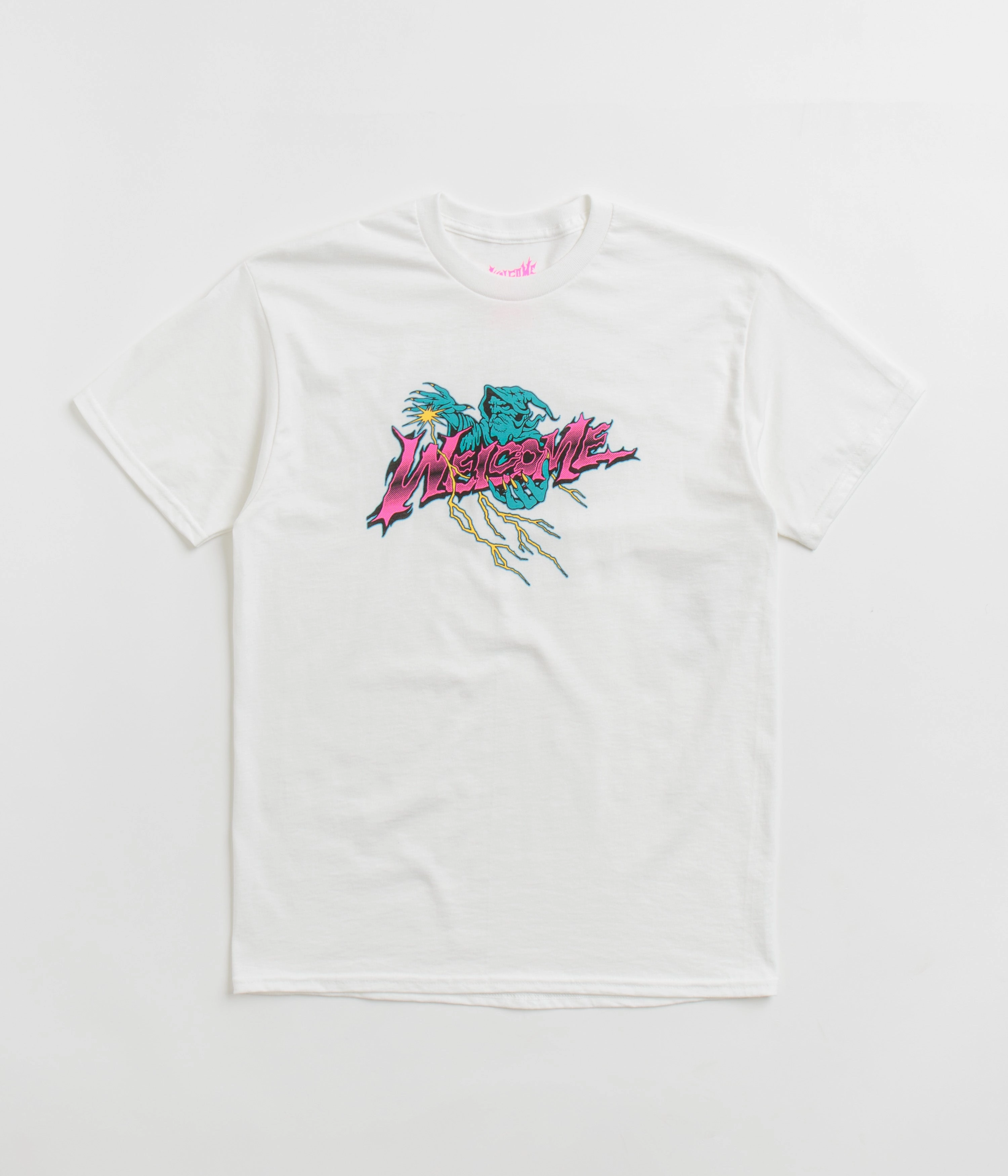 Welcome Magnetic T-Shirt - White Soft Breathable Layered Sleeve Construction