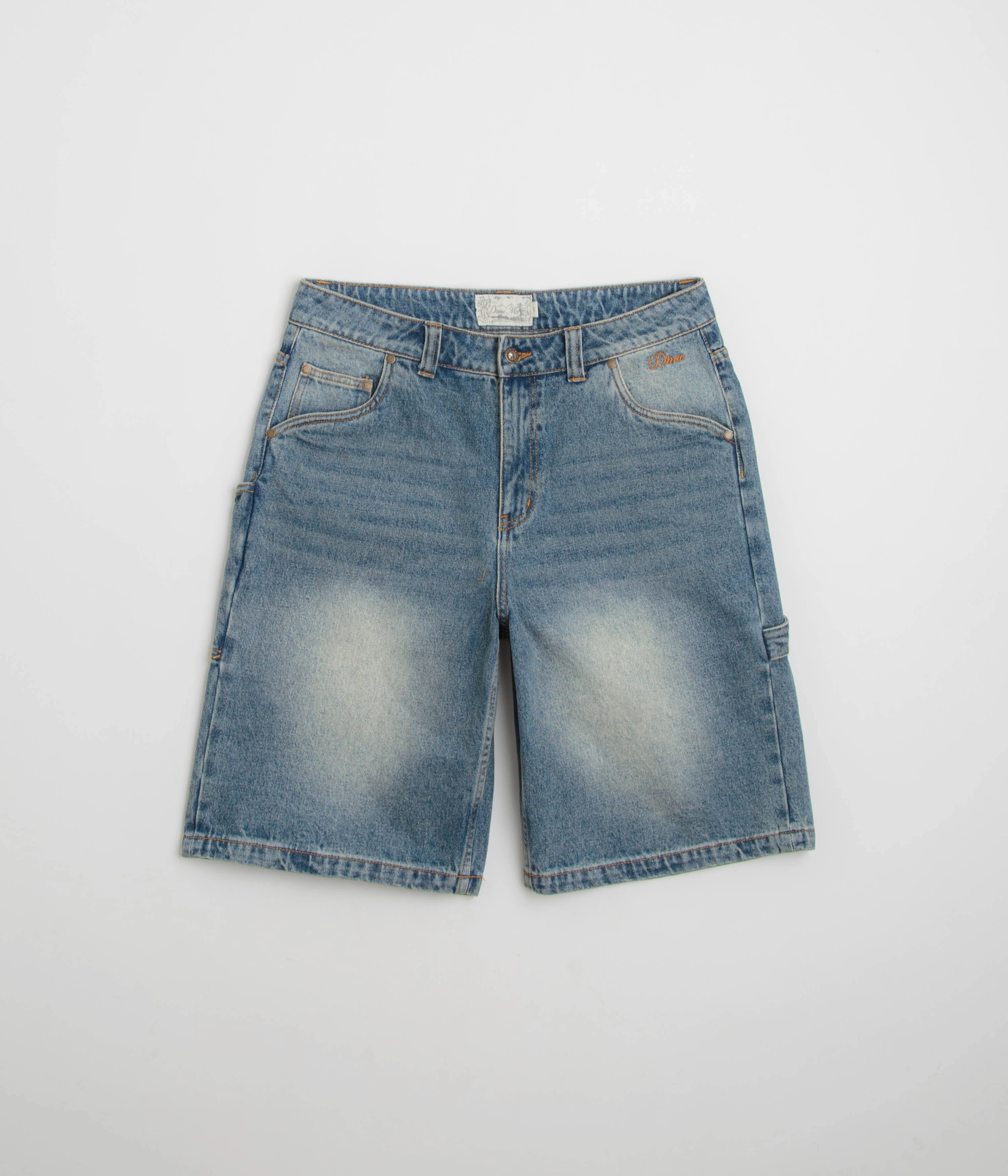 Dime Classic Denim Shorts - Sandblasted Indigo Non Irritating Tags Trendy Look