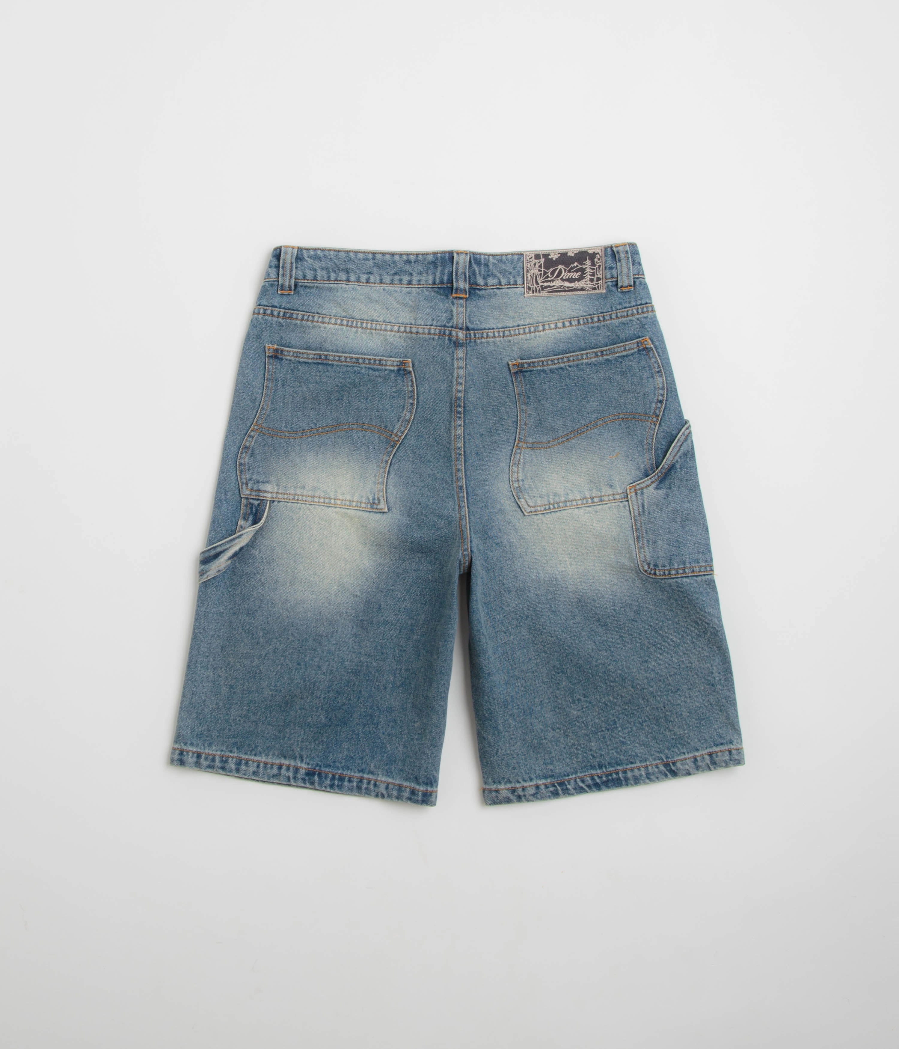 Fresh Look High-Performance Fit Dime Classic Denim Shorts - Sandblasted Indigo