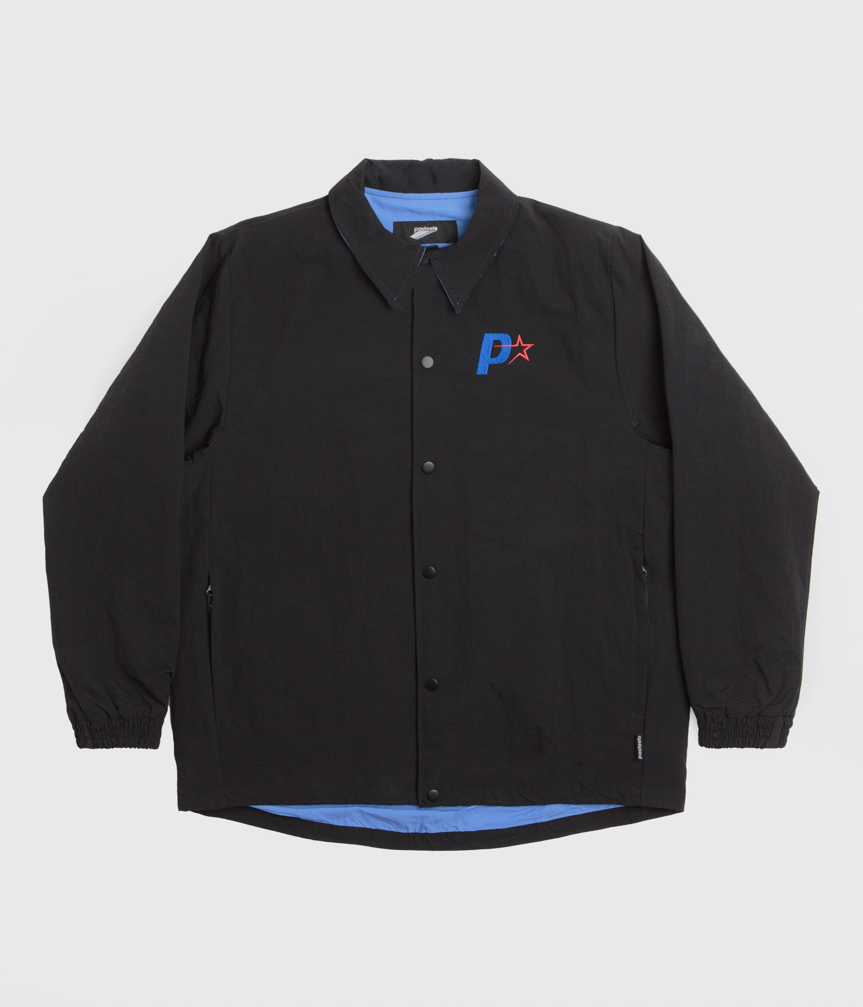 Pasteelo P Steelo Coach Jacket - Black Low Profile Insulation Water resistant coating