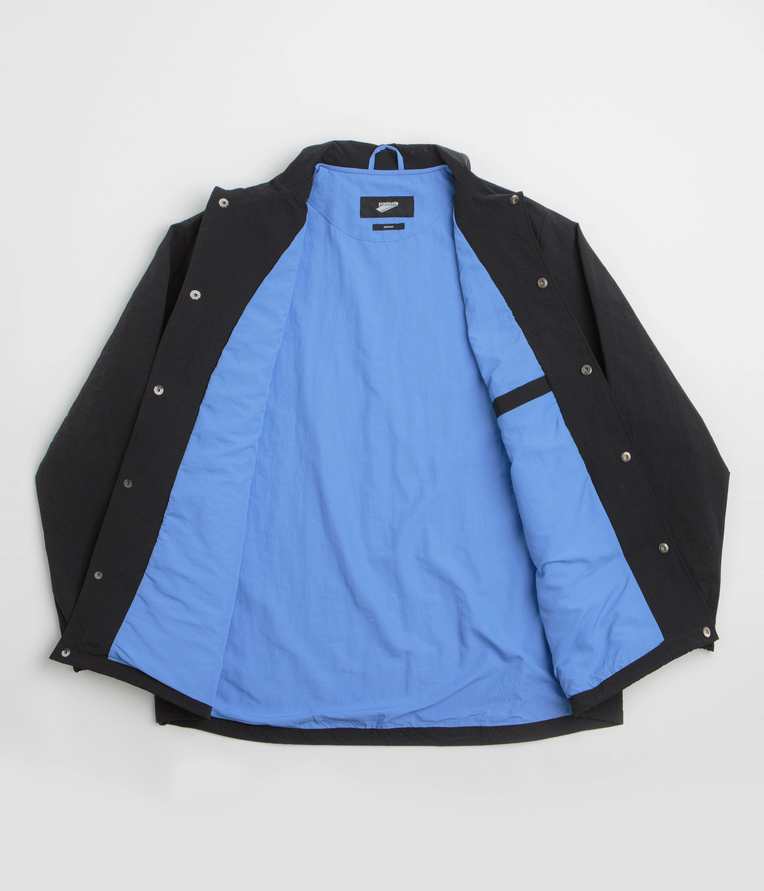 Heat Sealed Edges Pasteelo P Steelo Coach Jacket - Black
