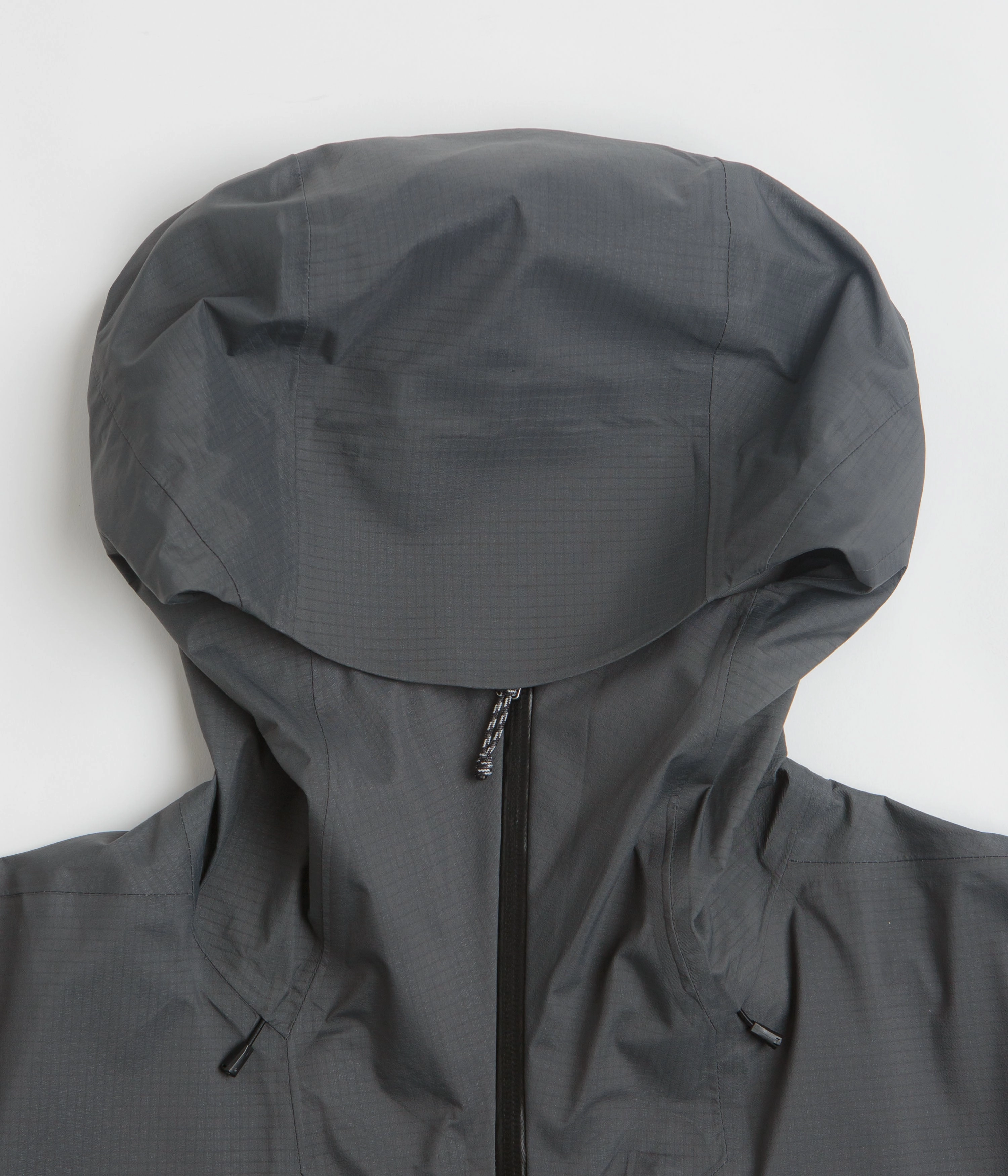 Insulated Warmth Survival Use Patagonia Granite Crest Rain Jacket - Forge Grey / Black