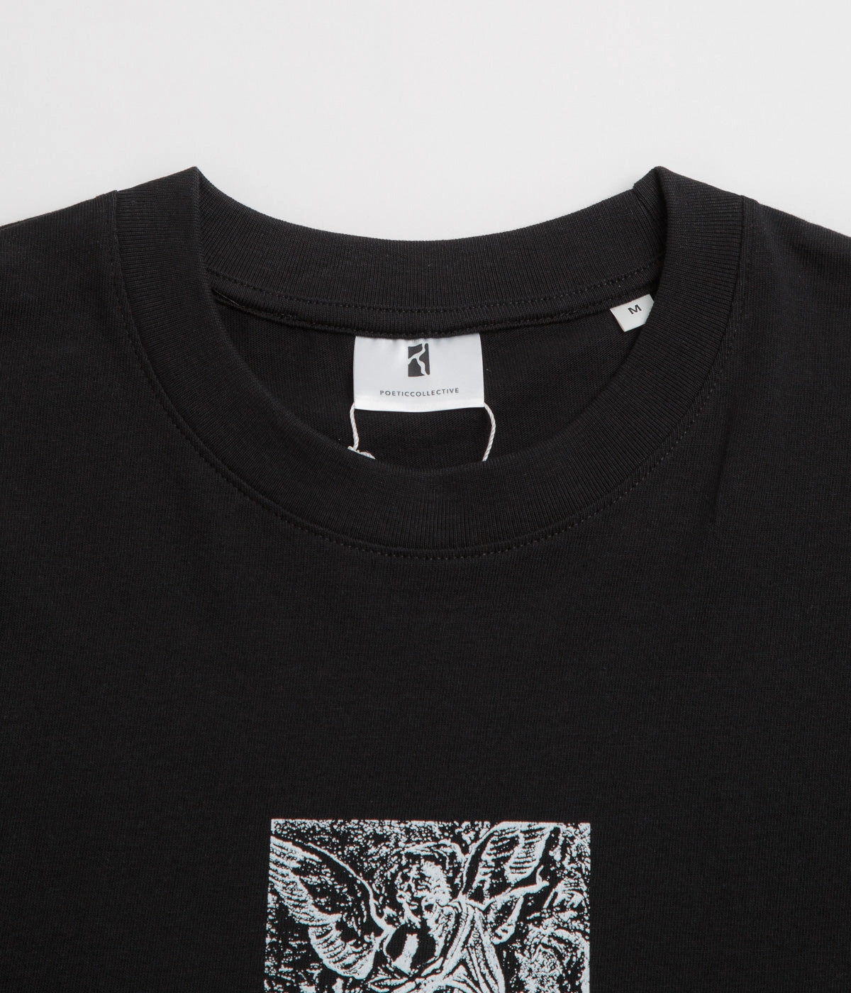 Temperature Control Fabric Poetic Collective Angel T-Shirt - Black
