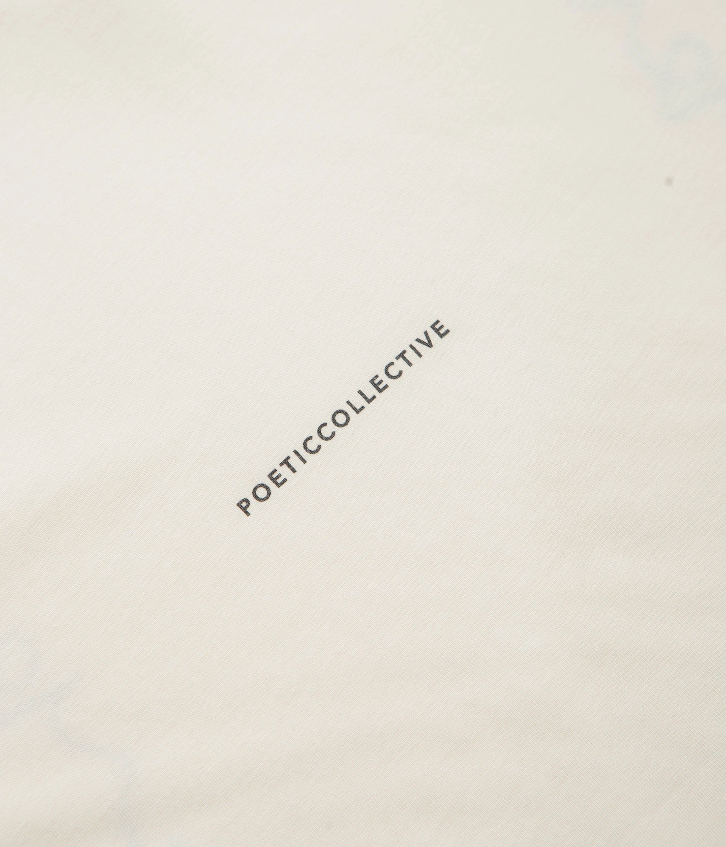 Active Wear Matte Look Poetic Collective Crayon Chain T-Shirt - Ivory