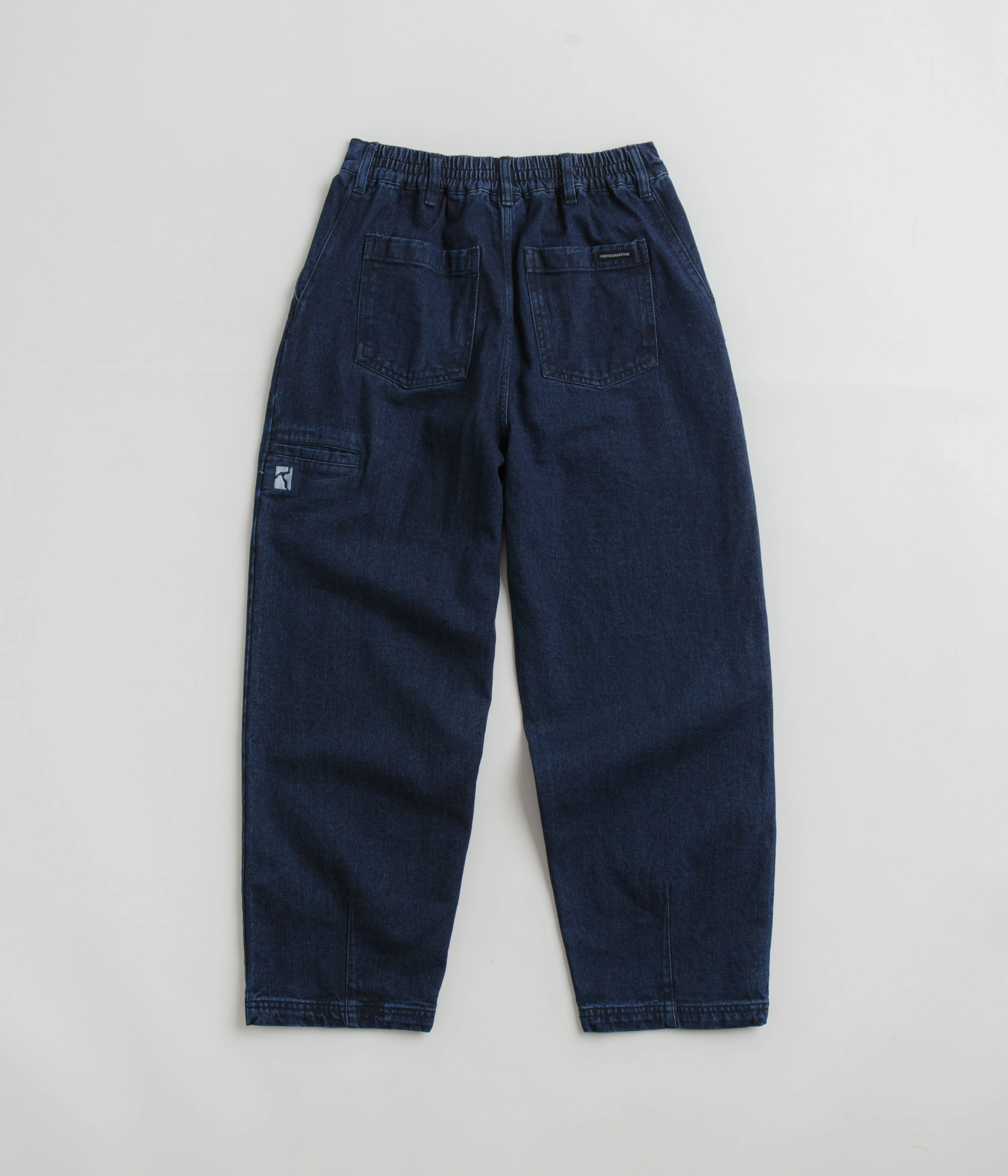 Reflective Trim Relax Mode Poetic Collective Denim Balloon Pants - Classic Wash