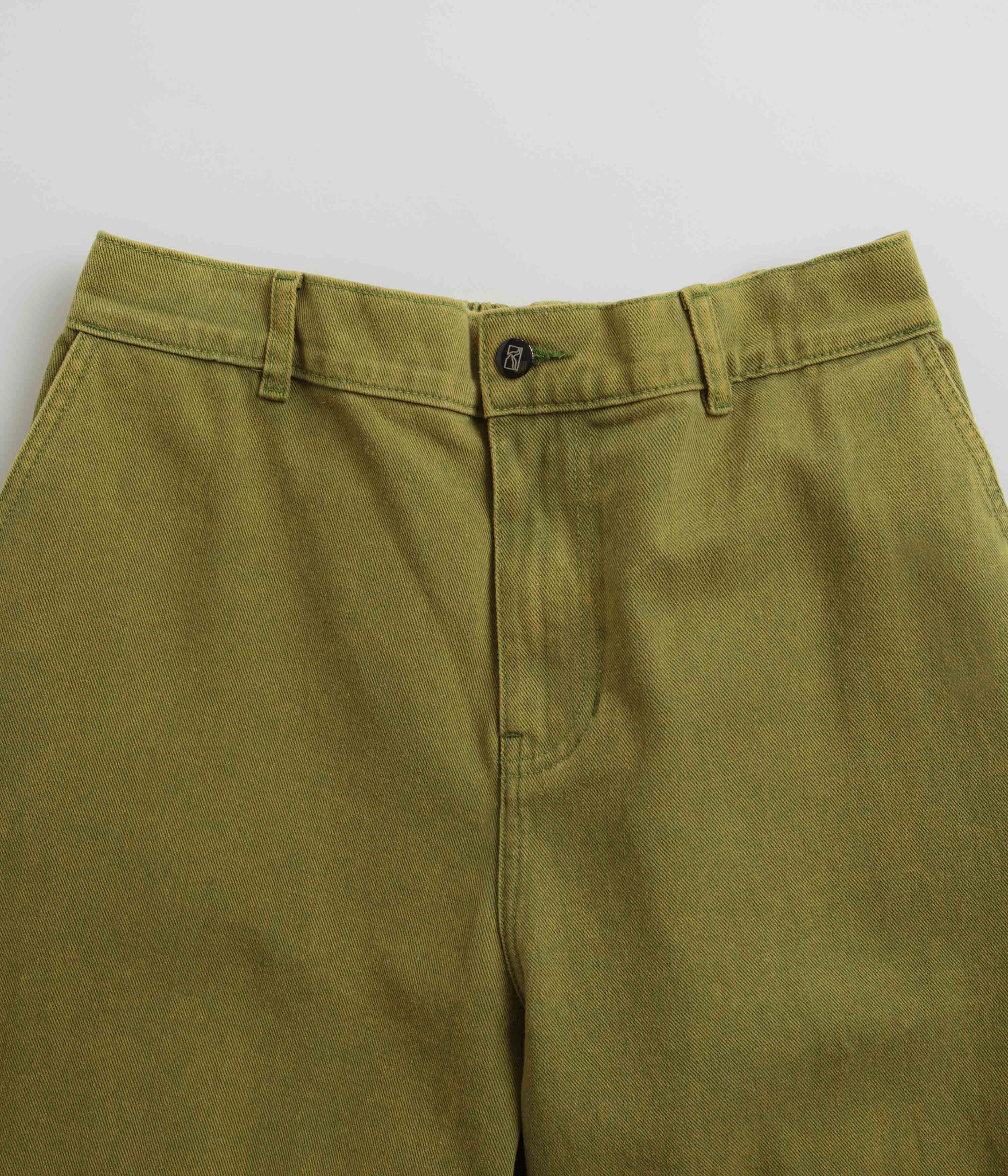 Outfit Staple WaterRepellent Poetic Collective Denim Sculptor Pants - Green Acid Wash