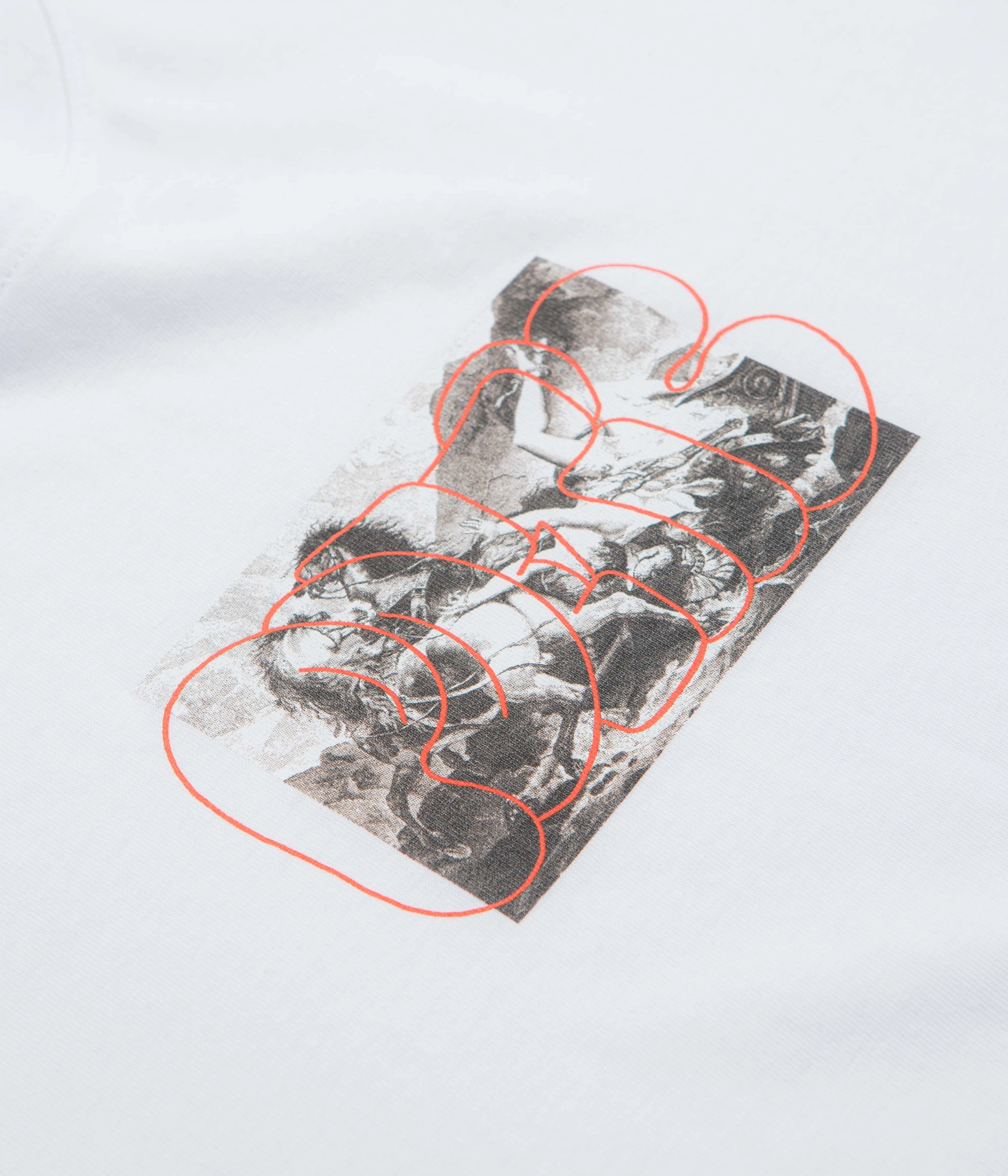 Light Fit Wear Poetic Collective Horses T-Shirt - White