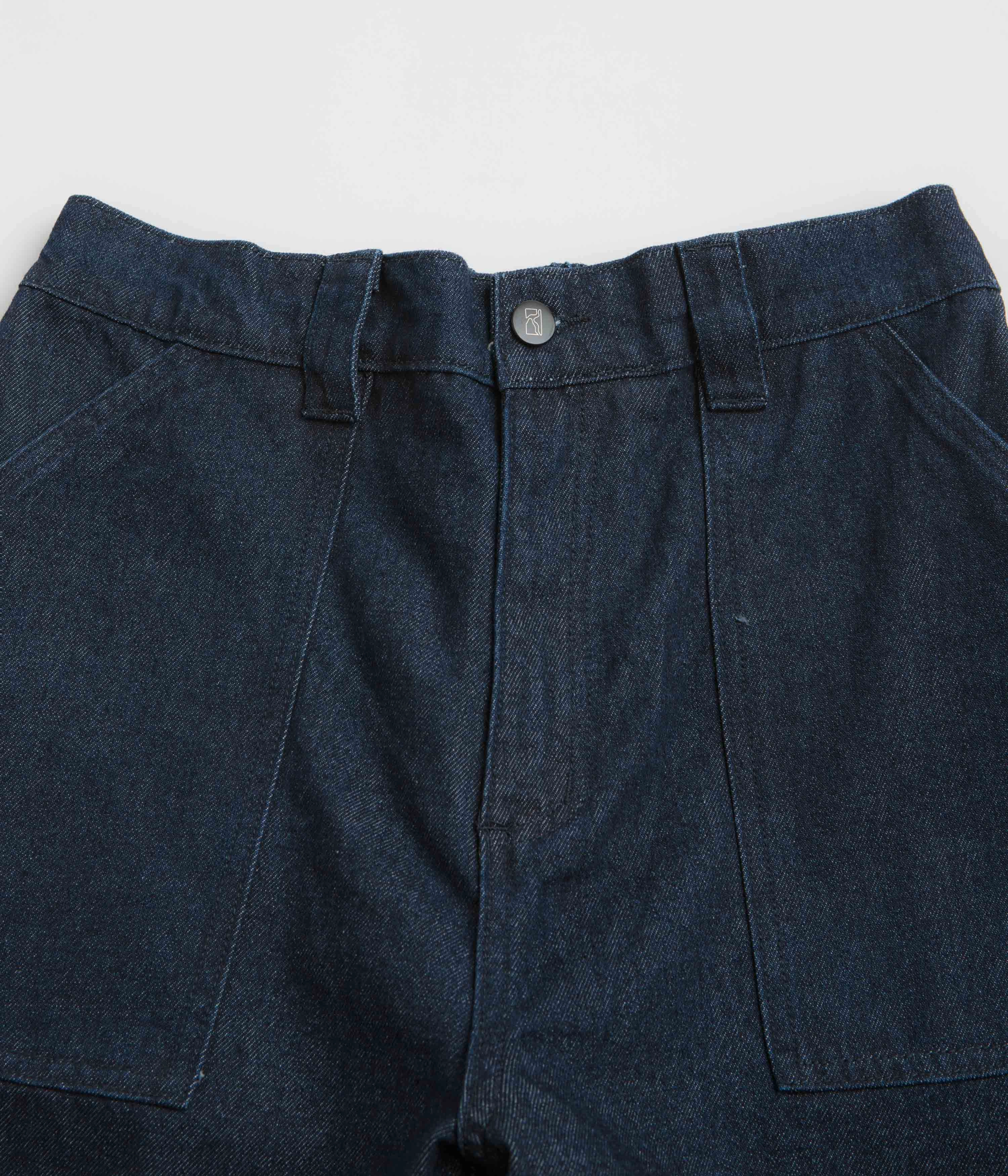 Poetic Collective Painter Pants - Classic Denim Quick Fit Design Effortless Fit