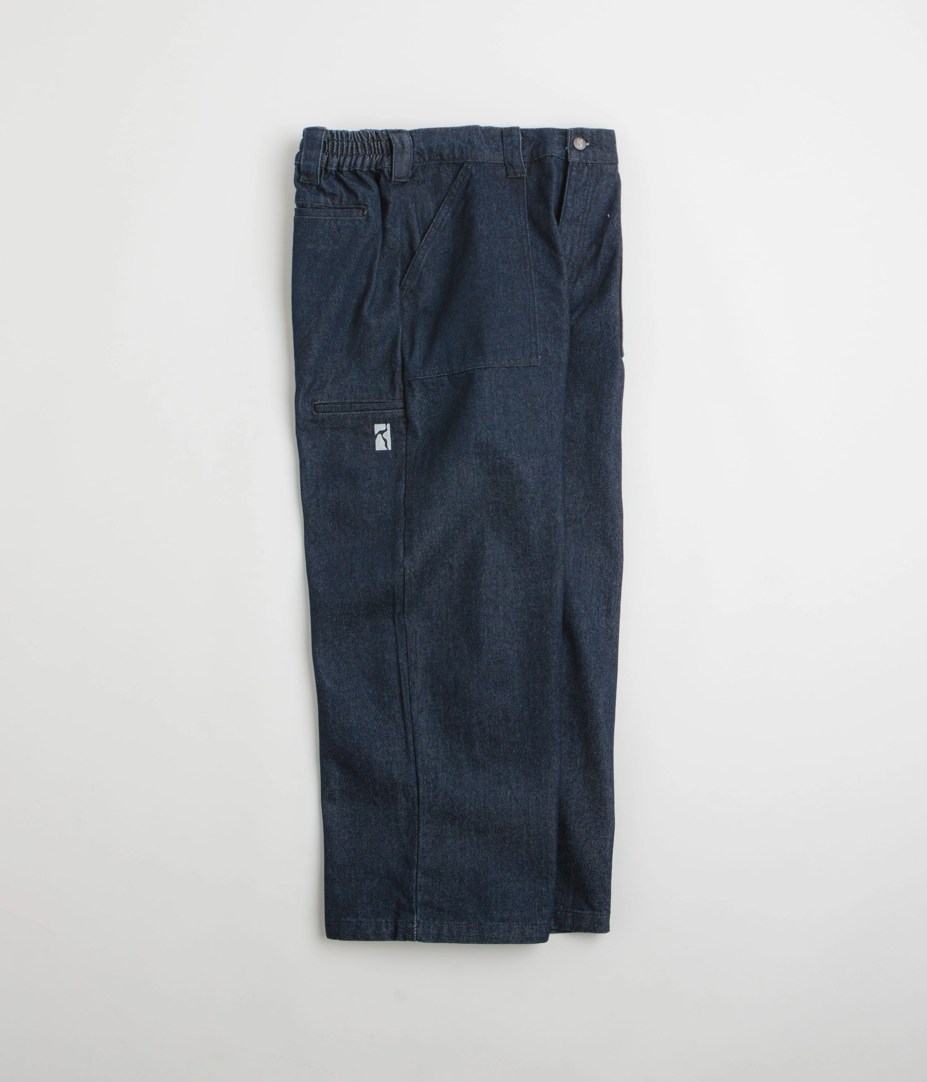 No Wrinkle Neutral Shade Poetic Collective Painter Pants - Classic Denim