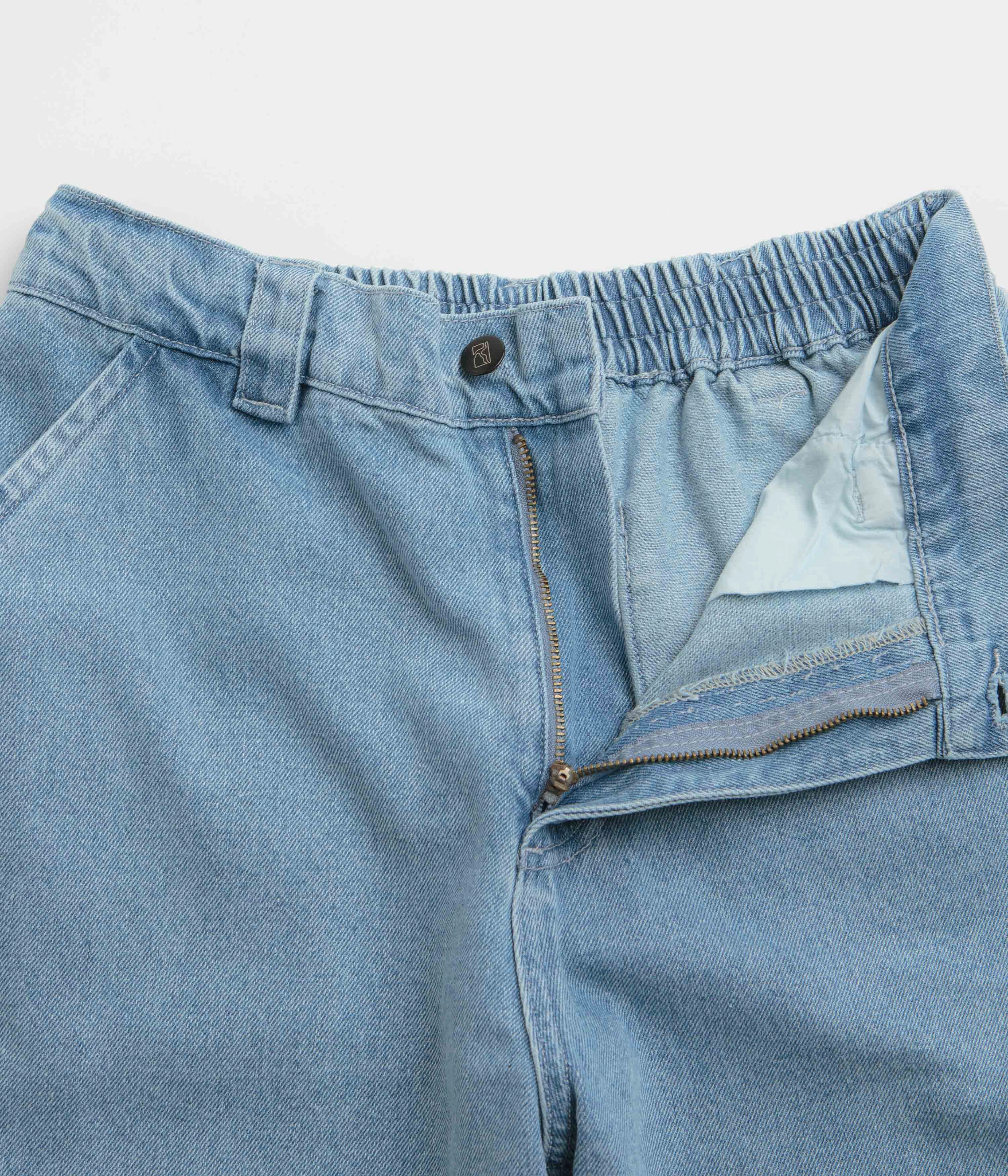 Tagless label Poetic Collective Poet Denim Pants - Light Blue