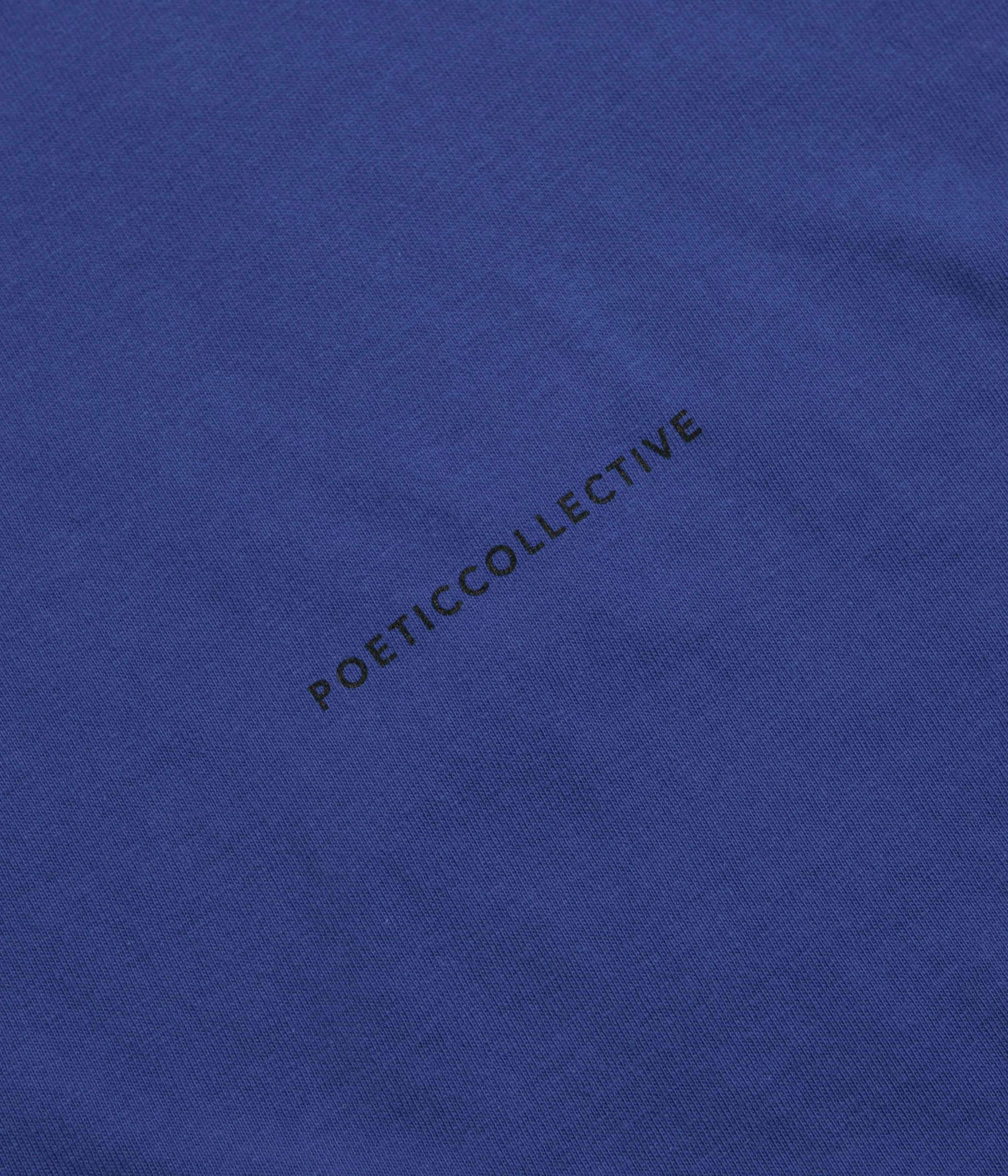 Poetic Collective Skull T-Shirt - Blue Everyday Comfort Style