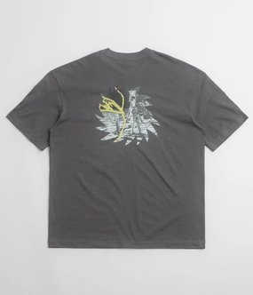 SeamFreeShoulders Poetic Collective Space T-Shirt - Iron Grey