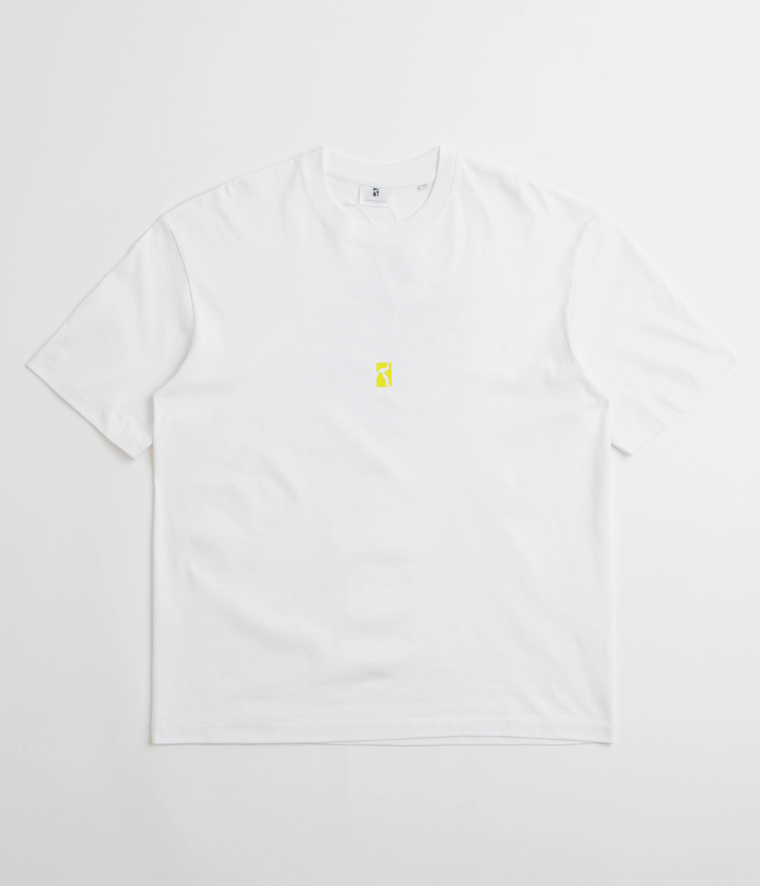 Breathable Cotton Fabric Poetic Collective Space T-Shirt - White