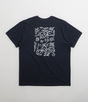 Easy Wear Poetic Collective Tribal T-Shirt - Navy