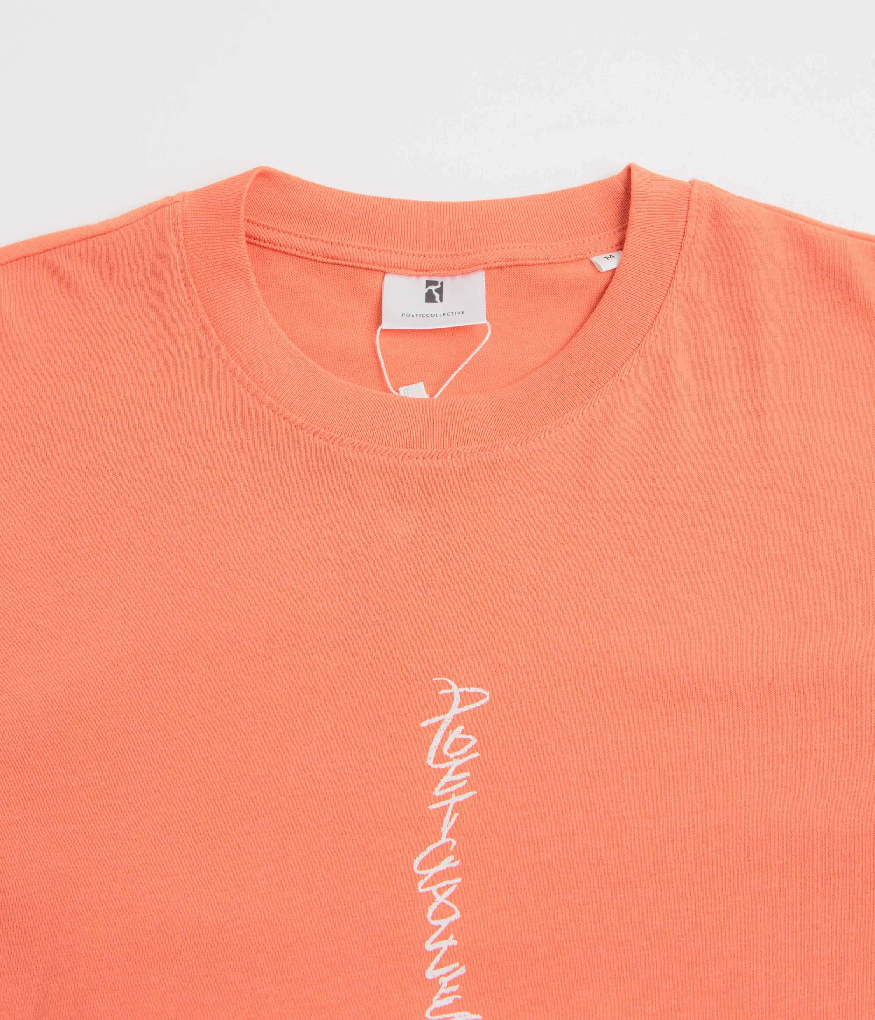 Poetic Collective Tribal T-Shirt - Orange Essential Comfort