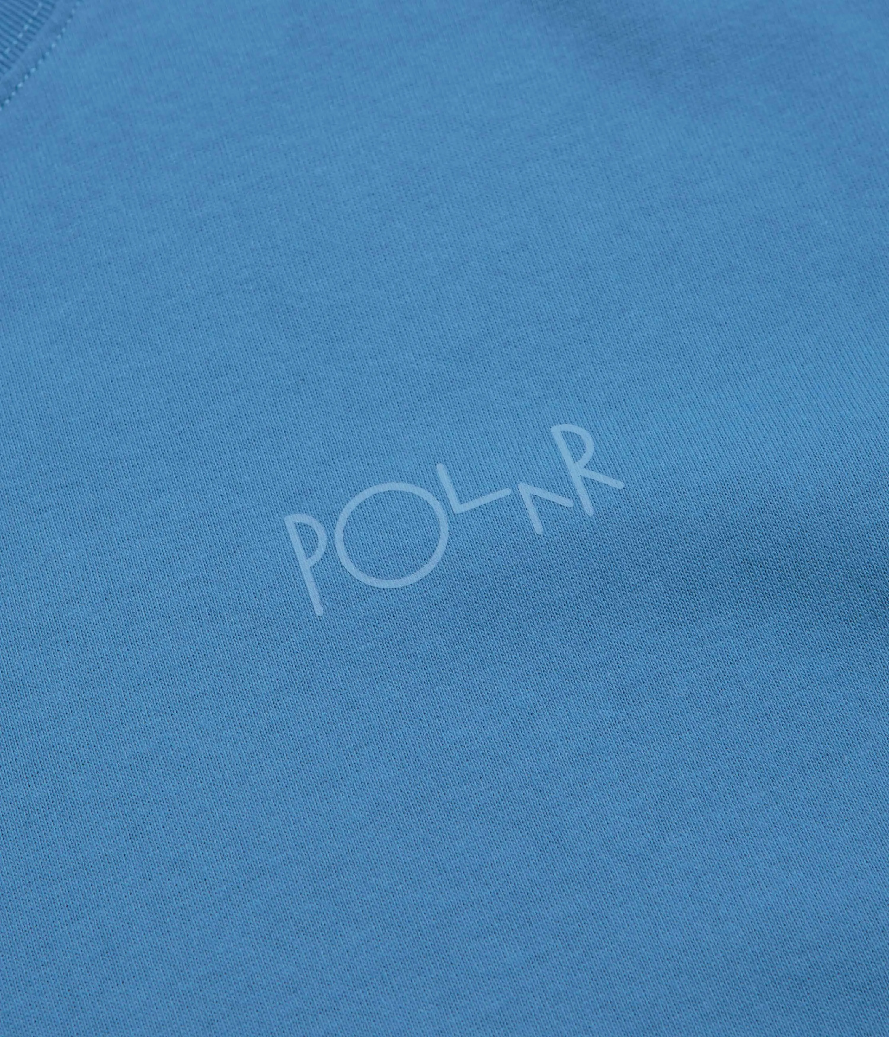 spring fashion Cozy Layers Polar Contrast Stroke Logo T-Shirt - French Blue
